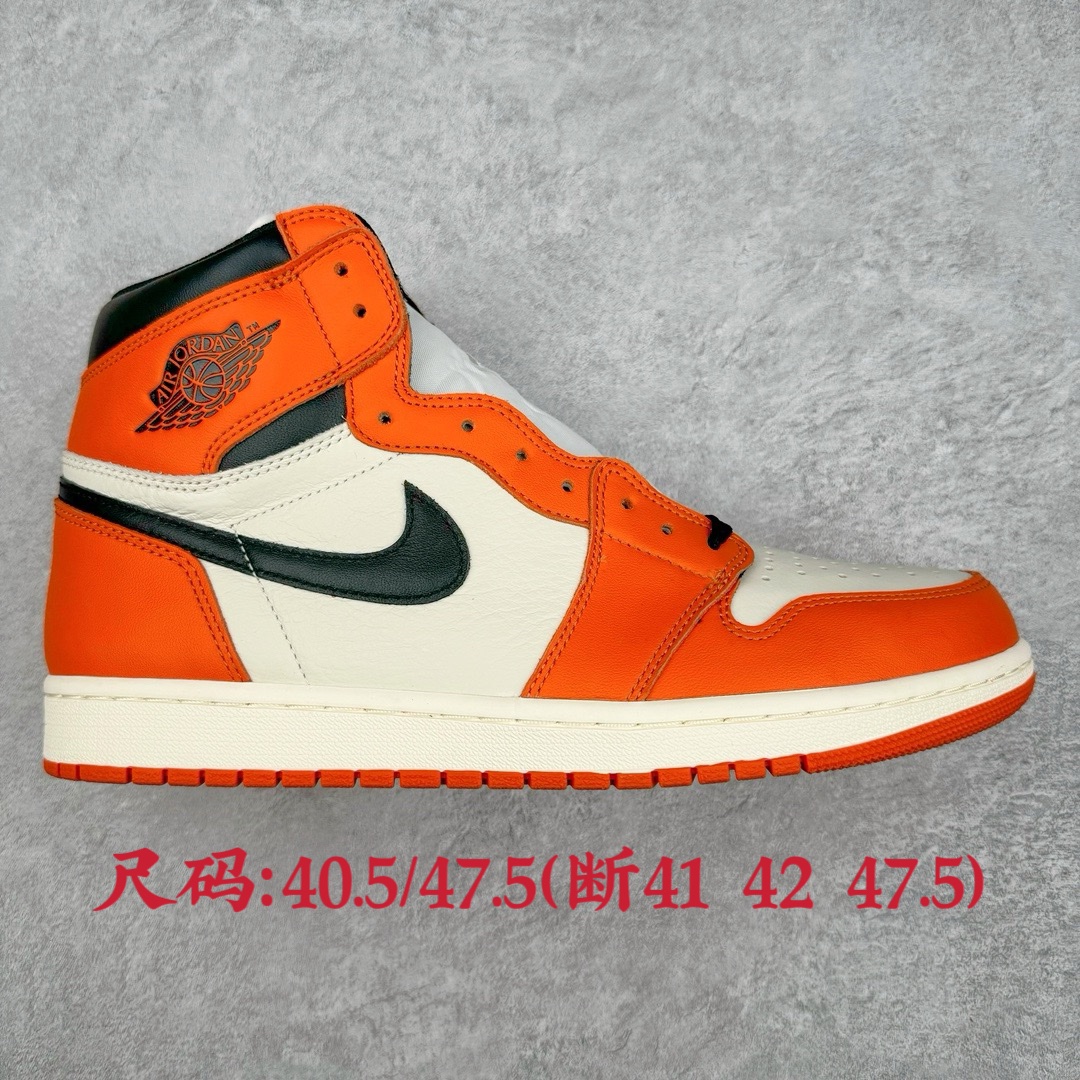 图片[4]-💰190 ＃FQ纯原福利‼Air Jordan AJ1 Retro High 高帮系列 全套原纸板楦头开发 原厂特供皮料加持 确保原汁原味 完美呈现一代版型 一比一鞋头弧度高度鞋身弧度 数据细节工艺流程均保持原鞋一致 后跟弧度收口自然对折 极致一眼正品既视感 原厂皮料 进口玻璃冲刀皮料裁剪零毛边 承诺百分百一致原鞋 全鞋电脑针车工艺 鞋面清洁度最高QC检验标准 控制溢胶 飞翼3D高频深度立体 鞋盒、防尘纸 均采购来自原厂 尺码：40.5/47.5（明细对应图片） 编码：by2936060-运动鞋