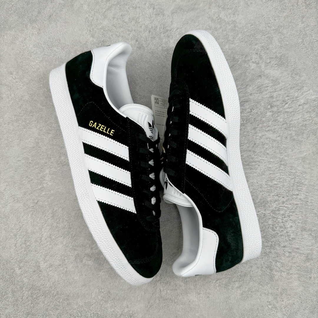 图片[3]-💰190 ＃HP纯原 AD Original Gazelle Trainers 瞪羚室内鞋系列低帮复古百搭休闲运动德训风板鞋 BB5476 高端零售特供批次 原厂定制长毛翻毛皮组合环保纤维革鞋面材质 内置环保海玻璃鞋垫 外置RB橡胶大底 产品品控稳定性领先行业 原厂全套原楦原纸板冲刀磨具开发 原厂皮料加持 原厂港宝加持定型后跟R度完美 将复古进行到底 简约流畅 三十年不变经典 这款Gazelle运动鞋 无论面料、配色、质感或设计 都只在重现其1991年原款的经典 皮革鞋面 撞色三条纹和鞋跟标的设计 力求呈现90年代的经典复古风潮 Samba火热的同时 也带动了其它的复古鞋型 Gazelle便是其中一只 Gazelle Indoor拥有包边更宽的T字型鞋头 更好的保护运动员的前掌 浓浓的复古氛围感 非常适合现在流行的Cleanfit风格 尺码：35.5 36 36⅔ 37⅓ 38 38⅔ 39⅓ 40 40⅔ 41⅓ 42 42⅔ 43⅓ 44 44⅔ 45 编码：by2936060-运动鞋