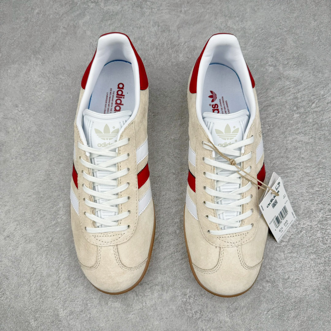 图片[2]-💰190 ＃HP纯原 AD Original Gazelle Trainers 瞪羚室内鞋系列低帮复古百搭休闲运动德训风板鞋 IG0672 高端零售特供批次 原厂定制长毛翻毛皮组合环保纤维革鞋面材质 内置环保海玻璃鞋垫 外置RB橡胶大底 产品品控稳定性领先行业 原厂全套原楦原纸板冲刀磨具开发 原厂皮料加持 原厂港宝加持定型后跟R度完美 将复古进行到底 简约流畅 三十年不变经典 这款Gazelle运动鞋 无论面料、配色、质感或设计 都只在重现其1991年原款的经典 皮革鞋面 撞色三条纹和鞋跟标的设计 力求呈现90年代的经典复古风潮 Samba火热的同时 也带动了其它的复古鞋型 Gazelle便是其中一只 Gazelle Indoor拥有包边更宽的T字型鞋头 更好的保护运动员的前掌 浓浓的复古氛围感 非常适合现在流行的Cleanfit风格 尺码：35.5 36 36⅔ 37⅓ 38 38⅔ 39⅓ 40 40⅔ 41⅓ 42 42⅔ 43⅓ 44 44⅔ 45 编码：by2936060-运动鞋