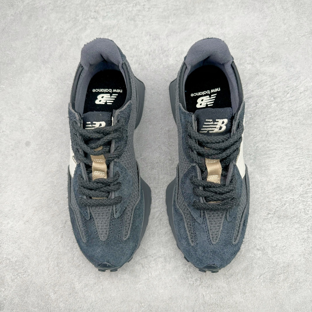 图片[2]-💰160 New Balance MS327系列复古休闲运动慢跑鞋 #以更纯粹的复古风格设计打造的全新造型 侧身还以解构设计 将 N 字标志以做旧压花样式呈现 样式别具新意 而麂皮、冲孔皮革的塑造 则呈现出高级怀旧气质 也让鞋款在奢华时装风格与运动氛围之间达到了平衡 鞋身采用尼龙及猪巴革麂皮物料拼接构成 中底高弹PU材质及满丁防滑橡胶外底 尺码：36 37 37.5 38 38.5 39.5 40 40.5 41.5 42 42.5 43 44 45 编码：Hby2936030-运动鞋