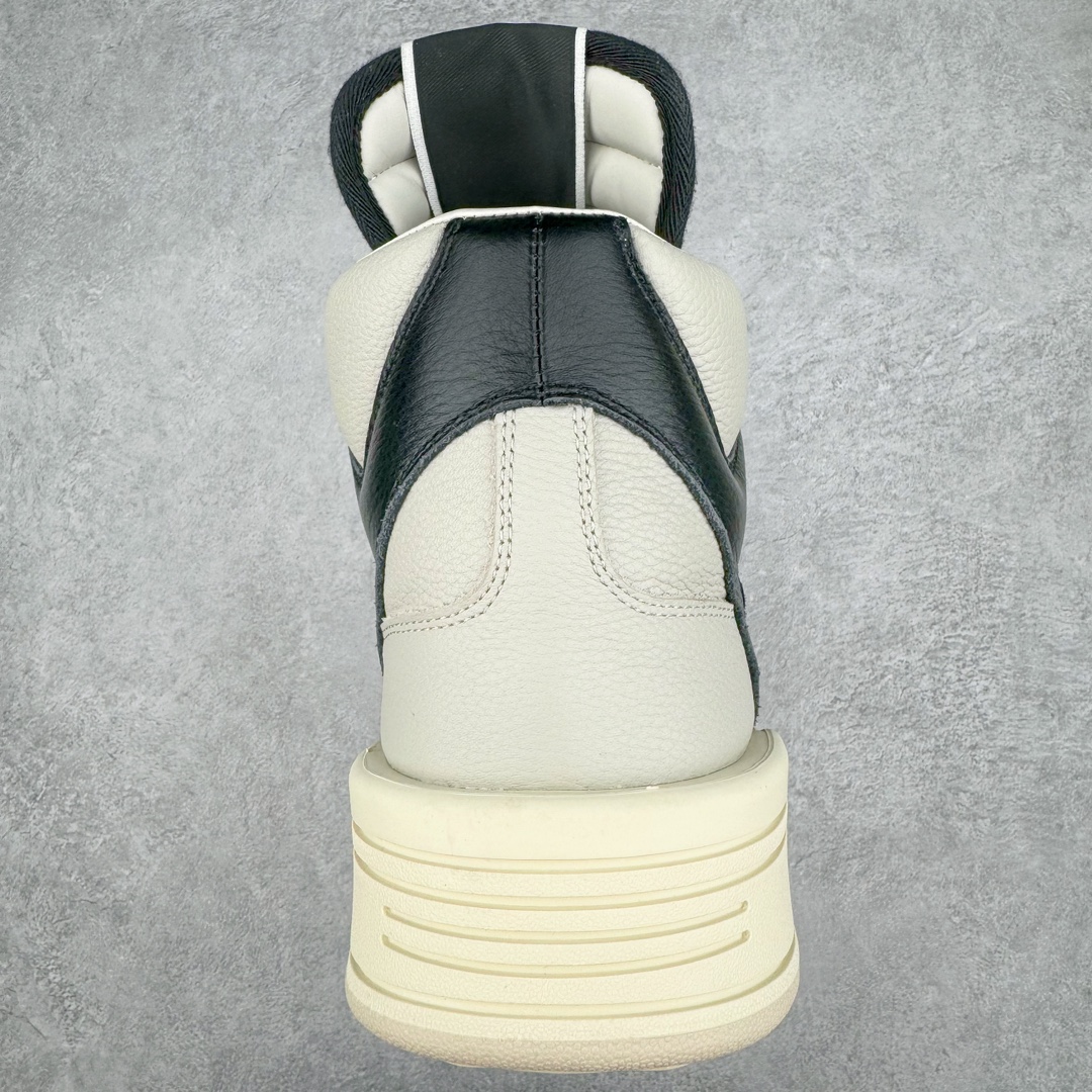 图片[8]-💰480 ＃DG纯原 Rick Owens FogachineGeobasket  瑞克·欧文斯高帮皮面时尚运动板鞋 灰黑 二级市场已经7K以上 平台客户随意卖四位数 RO广东原厂出品 纯原天花板 原版一比一复刻 冲正绝不翻车 还原度达到百分之98以上 原楦开发纸版版型 ZP拆解原版1:1复模裁片纸版 力求做到0错位 这样才能达到和zp一致的鞋型味道 采用进口cnc数控机床开发对版独家tpu奶香大底 区别于市场所有版本 zp同源全头层粒面小牛皮 达到和zp一致手感 原厂进口细纹布 万邦订购原厂高弹粉红色海绵 内里搭配软质细腻羊皮 TPU高密度大底 软硬度透光度高已经测试和原版一致 尺码：36 37 38 39 40 41 42 43 44 45 46 编码：by5936050-运动鞋