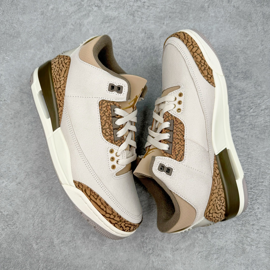 图片[3]-💰390 ＃Lw纯原 Air Jordan AJ3 Retro \”Palomino\” 摩卡 CT8532-102 圈内最强三代系列 匠心打造 开发时长超过半年 目前可过各类鉴定或无法鉴定 裸鞋随便操作 全套原纸板楦头开发 原厂大底磨具加持立体防滑纹理 原装可视Air Sole气垫 原汁原味最完美的三代版型 唯一正确鞋头趴度弧度高度鞋身腰线 原厂TPU彩虹扎染后跟饰片 正确内里反口里网布 皮料菱角分明不变形无多余毛边 广东原厂zp同批次手工大底描漆拉丝 市场唯一原厂鞋扣模具 原厂织唛标 原厂飞人电绣工艺 尾指中部跳三针 独家绑鞋带手法 印刷中底布 四线拉帮 米色美纹纸贴合固定 进口港宝加持 后跟自然饱满 全鞋荧光划线卡点 追求极致完美 每一双都是工艺品 多重QC质检 超越公司货的品控标准 实实在在的免检产品 SIZE：36 36.5 37.5 38 38.5 39 40 40.5 41 42 42.5 43 44 44.5 45 45.5 46 47.5 48.5 编码：by4936060-运动鞋