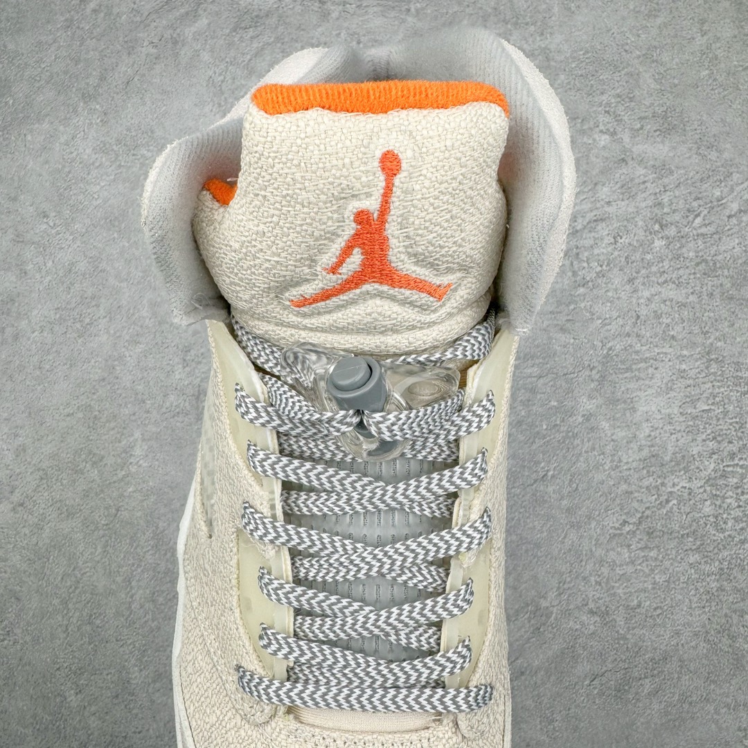 图片[5]-💰270 Air Jordan AJ5 SE Craft 米灰 货号：FD9222-180 原纸板楦头开发 进口头层皮料 完美鞋型匹配公司货 正确鞋舌立体高频 最新原厂底模 大底卡色咬花完美 鞋柜必备鞋款 终端现货供应 尺码：36 36.5 37.5 38 38.5 39 40 40.5 41 42 42.5 43 44 44.5 45 46 47.5 编码：Bby3936040-运动鞋