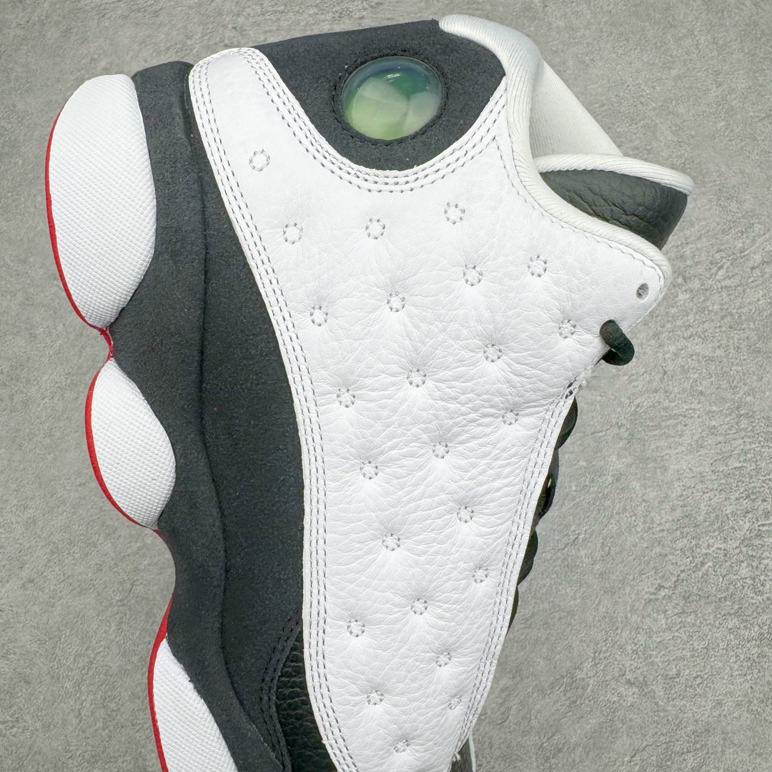 图片[6]-💰500 ＃SZ纯原 Air Jordan AJ13 Retro 黑白熊猫 414571-104 圈内最强13代 目前可过各类鉴定或无法鉴定 裸鞋随意操作 外贸特供批次 原楦原档案数据开模打造 公司渠道原装全息3D猫眼 原鞋开发 版型近乎零偏差 采购原厂皮料 LOGO五金部件高价开发私模 杜绝一眼假版本 原厂档案开模大底 共3层贴合工艺 三层中间加入海玻璃缓震鞋垫 大底采用进口一次MD而非市面二次MD低价原料成型 进口MD材料异味较少比原鞋还少 市面异味大刺鼻 Size：40 40.5 41 42 42.5 43 44 44.5 45 46 47.5 48.5 编码：by5936070-运动鞋