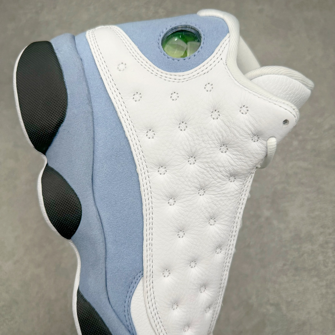 图片[6]-💰500 ＃SZ纯原 Air Jordan AJ13 Retro 白浅蓝 414571-170 圈内最强13代 目前可过各类鉴定或无法鉴定 裸鞋随意操作 外贸特供批次 原楦原档案数据开模打造 公司渠道原装全息3D猫眼 原鞋开发 版型近乎零偏差 采购原厂皮料 LOGO五金部件高价开发私模 杜绝一眼假版本 原厂档案开模大底 共3层贴合工艺 三层中间加入海玻璃缓震鞋垫 大底采用进口一次MD而非市面二次MD低价原料成型 进口MD材料异味较少比原鞋还少 市面异味大刺鼻 Size：40 40.5 41 42 42.5 43 44 44.5 45 46 47.5 48.5 编码：by5936070-运动鞋