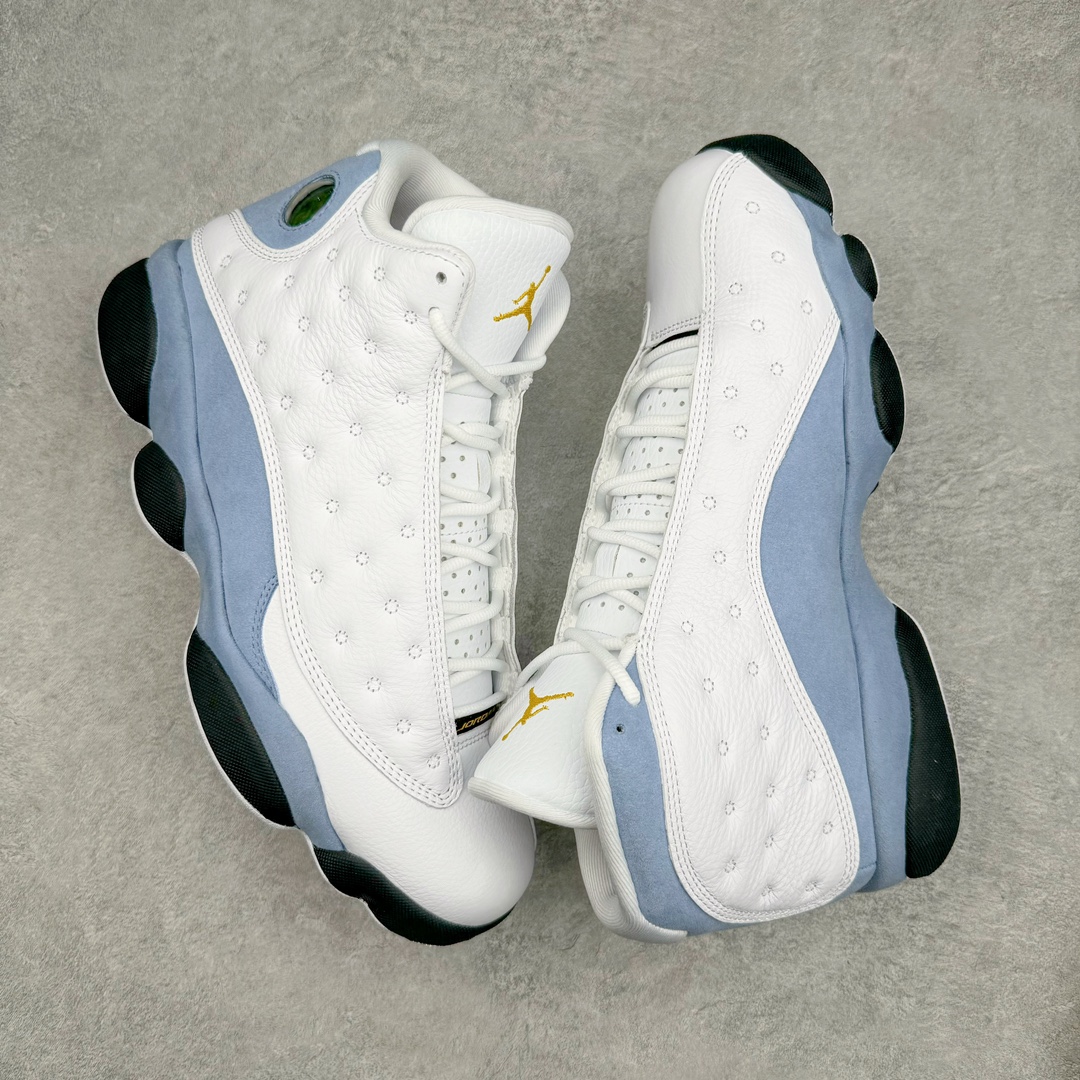 图片[3]-💰500 ＃SZ纯原 Air Jordan AJ13 Retro 白浅蓝 414571-170 圈内最强13代 目前可过各类鉴定或无法鉴定 裸鞋随意操作 外贸特供批次 原楦原档案数据开模打造 公司渠道原装全息3D猫眼 原鞋开发 版型近乎零偏差 采购原厂皮料 LOGO五金部件高价开发私模 杜绝一眼假版本 原厂档案开模大底 共3层贴合工艺 三层中间加入海玻璃缓震鞋垫 大底采用进口一次MD而非市面二次MD低价原料成型 进口MD材料异味较少比原鞋还少 市面异味大刺鼻 Size：40 40.5 41 42 42.5 43 44 44.5 45 46 47.5 48.5 编码：by5936070-运动鞋