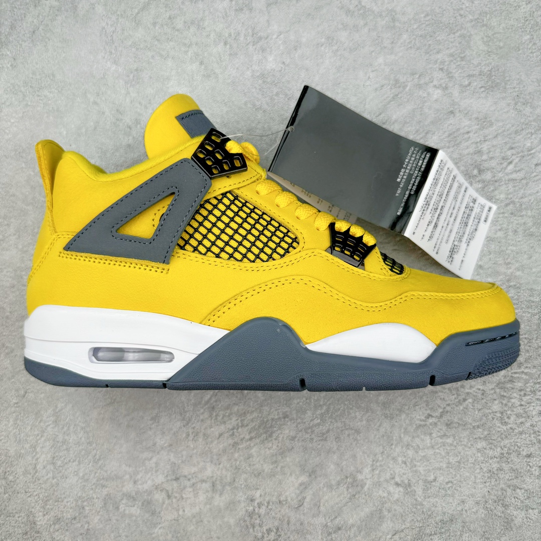 图片[7]-💰390 ＃SZ纯原 Air Jordan AJ4 Retro 系列 目前可过各类鉴定或无法鉴定 裸鞋随意操作 第一梯队最新批次 细节多次校对改良 接近完美 细节达到可过鉴定标准 耗时半年巨作 全套原纸板楦头开发 原厂特供皮料加持 确保原汁原味 完美呈现四代版型 一比一鞋头弧度高度鞋身弧度 数据细节工艺流程均保持原鞋一致 原厂TPU网格鞋带扣 正确内里网布 菱角分明不变形无多余毛边 柔软性质感一致于原鞋 原厂织唛标 原厂飞人电绣工艺 尾指中部跳三针 独家绑鞋带手法 印刷中底布 四线拉帮 米色美纹纸贴合固定 进口港宝加持 后跟自然饱满 全鞋荧光划线卡点 追求极致完美 每一双都是工艺品 多重QC质检 超越公司货的品控标准 实实在在的免检产品 尺码：40 40.5 41 42 42.5 43 44 44.5 45 46 47.5 48.5 编码：by4936060-运动鞋