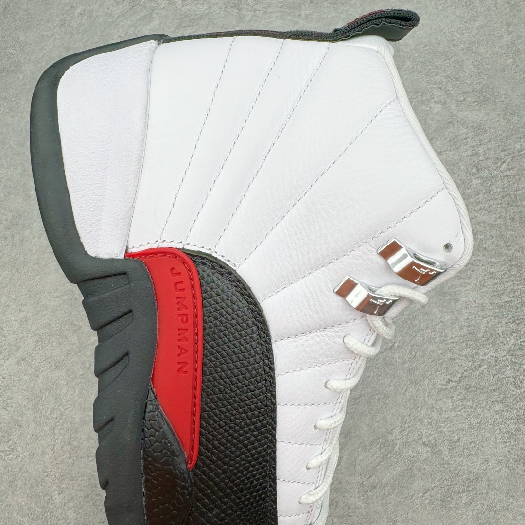 图片[6]-💰540 ＃SZ纯原 Air Jordan AJ12 Retro 白黑红 货号：CT8013-162 外贸特供批次 原楦原档案数据开模打造 原汁原味12代鞋型 进口原厂皮料 原厂碳板 原装材料 原厂定制金属扣 原厂电绣 支持与公司货全方位对比 只服务于5%懂鞋的高端客户 发国外可支持各种retail商店充正寄售 SIZE：40 40.5 41 42 42.5 43 44 44.5 45 45.5 46 47.5 48.5 编码：by6936000-运动鞋