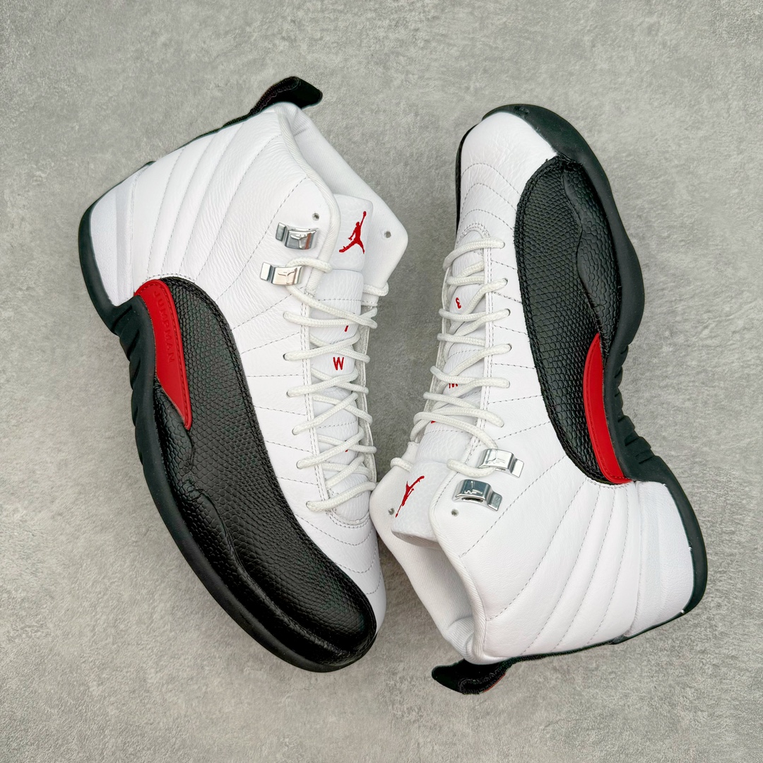 图片[3]-💰540 ＃SZ纯原 Air Jordan AJ12 Retro 白黑红 货号：CT8013-162 外贸特供批次 原楦原档案数据开模打造 原汁原味12代鞋型 进口原厂皮料 原厂碳板 原装材料 原厂定制金属扣 原厂电绣 支持与公司货全方位对比 只服务于5%懂鞋的高端客户 发国外可支持各种retail商店充正寄售 SIZE：40 40.5 41 42 42.5 43 44 44.5 45 45.5 46 47.5 48.5 编码：by6936000-运动鞋