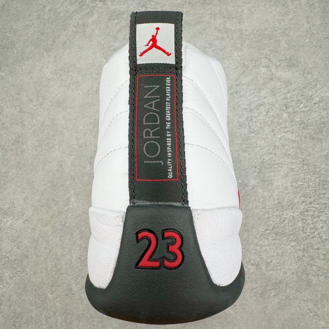 图片[8]-💰540 ＃SZ纯原 Air Jordan AJ12 Retro 白黑红 货号：CT8013-162 外贸特供批次 原楦原档案数据开模打造 原汁原味12代鞋型 进口原厂皮料 原厂碳板 原装材料 原厂定制金属扣 原厂电绣 支持与公司货全方位对比 只服务于5%懂鞋的高端客户 发国外可支持各种retail商店充正寄售 SIZE：40 40.5 41 42 42.5 43 44 44.5 45 45.5 46 47.5 48.5 编码：by6936000-运动鞋