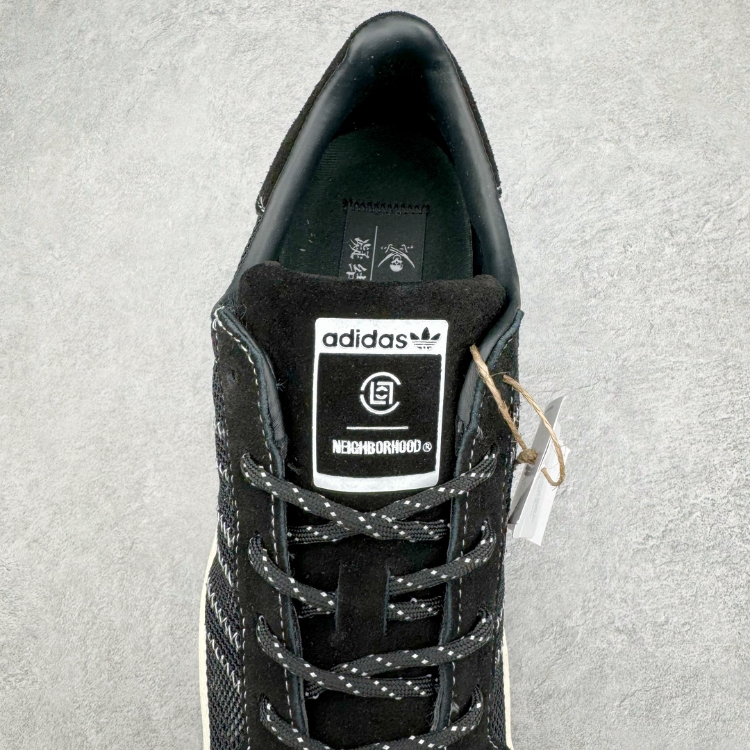 图片[5]-💰140 NBHD/NEIGHBORHOOD x CLOT x Adidas Originals Superstar PNS\”Black\”贝壳头锯齿底系列低帮百搭休闲运动板鞋“联名黑白海盗骷髅头”IE8879 AD Originals与陈冠希正式宣布成为全球合作伙伴，共同打造 Originals by Edison Chen系列。这一重要联合将开启重新定义创新精神和塑造文化传承的新时代。全球生活方式品牌CLOT迎来了成立20周年，陈冠希作为创始人兼创意总监，年轻时从温哥华移居香港，这段经历让他感受到了东西方文化的碰撞，拥有丰富的视角使他对东西方多元化有了更加深入的认识，并为创立CLOT打下了坚实的基础。对于此次合作，陈冠希凭借着他的思维视野和创意能力，结合adidas丰富的档案和历史，推出了一系列独家合作款式。CLOT 2024年春夏系列时装秀以“承前启后”为主题展开，寓意着品牌致力于培养新秀，延续以国际视野呈现中华文化，并将其创作带到全球的承诺。为进一步加强创意理念，CLOT创始人兼创意总监陈冠希特别邀请了著名时装设计师Humberto Leon，共同设计了本季度系列。该系列围绕三种截然不同的风格进行探索，包括正式、富有生活感和街头风格的服饰，呈现出既可以分别探索又能将三者融合的系列。其中还包括了adidas与陈冠希携手NEIGHBORHOOD共同推出的NEIGHBORHOOD CLOT SUPERSTAR BY EDISON CHEN三方联名鞋款，经过重新设计的标志性SUPERSTAR运动鞋以齿状鞋底和仿旧处理的半贝壳头结合形成独特的轮廓，鞋面网布下有反光装饰的三条纹细节，后跟部分同样点缀着带有反光装饰效果的“凝结集团”标志。adidas Originals by Edison Chen系列旨在体现品牌与陈冠希对创新精神的共同愿景。尺码：36 36⅔ 37⅓ 38 38⅔ 39⅓ 40 40⅔ 41⅓ 42 42⅔ 43⅓ 44 44⅔ 45 编码：Xby2936010-运动鞋