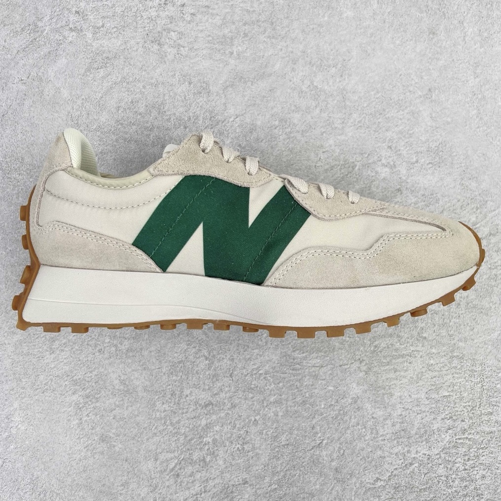 图片[3]-＃M纯原 New Balance NB327 新百伦系列复古休闲运动慢跑鞋 原厂细翻毛 原数据档案结合二次高弾MD材料打造原版鞋底 鞋面由原厂特殊定制材料纹路细腻 多道序QC把关品质完善 细节完美 以更纯粹的复古风格设计打造的全新造型 侧身还以解构设计 将 N 字标志以做旧压花样式呈现 样式别具新意 而麂皮、冲孔皮革的塑造 则呈现出高级怀旧气质 也让鞋款在奢华时装风格与运动氛围之间达到了平衡 尺码：36 37 37.5 38 38.5 39.5 40 40.5 41.5 42 42.5 43 44 44.5 45 45.5-选品中心