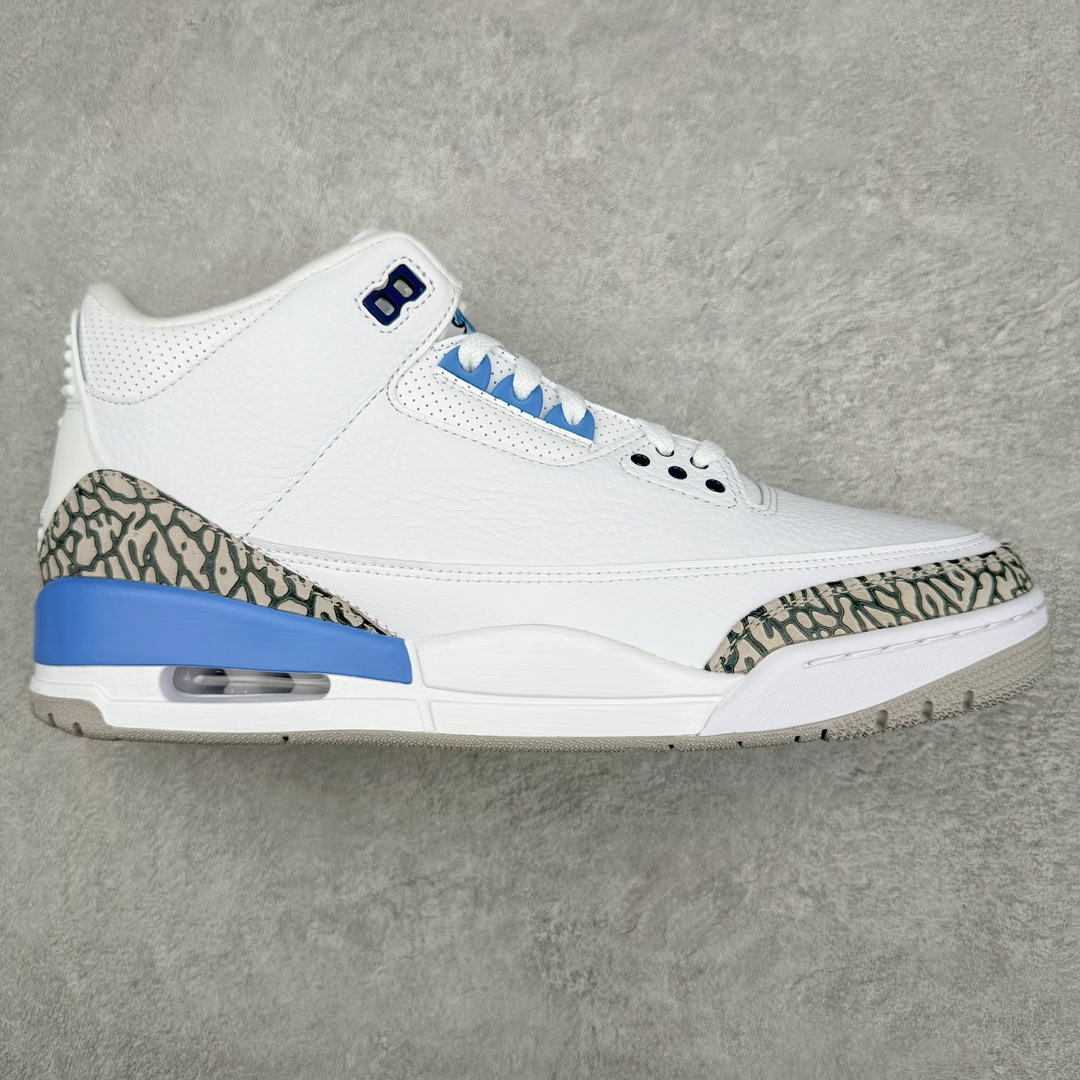 图片[5]-＃Lw纯原 Air Jordan AJ3 Retro 圈内最强三代系列 匠心打造 开发时长超过半年 目前可过各类鉴定或无法鉴定 裸鞋随便操作 全套原纸板楦头开发 原厂大底磨具加持立体防滑纹理 原装可视Air Sole气垫 原汁原味最完美的三代版型 唯一正确鞋头趴度弧度高度鞋身腰线 原厂TPU彩虹扎染后跟饰片 正确内里反口里网布 皮料菱角分明不变形无多余毛边 广东原厂zp同批次手工大底描漆拉丝 市场唯一原厂鞋扣模具 原厂织唛标 原厂飞人电绣工艺 尾指中部跳三针 独家绑鞋带手法 印刷中底布 四线拉帮 米色美纹纸贴合固定 进口港宝加持 后跟自然饱满 全鞋荧光划线卡点 追求极致完美 每一双都是工艺品 多重QC质检 超越公司货的品控标准 实实在在的免检产品 尺码：36 36.5 37.5 38 38.5 39 40 40.5 41 42 42.5 43 44 44.5 45 45.5 46 47.5 48.5-选品中心