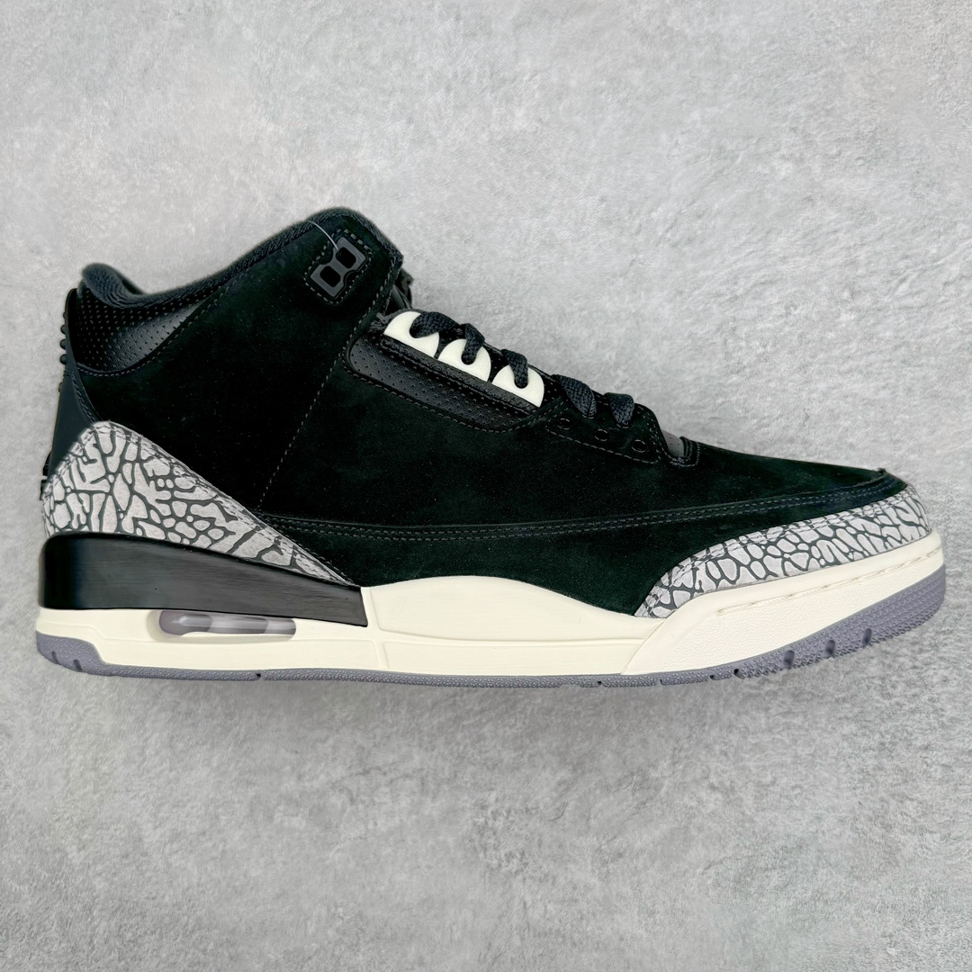 图片[6]-💰390 ＃Lw纯原 Air Jordan AJ3 Retro 圈内最强三代系列 匠心打造 开发时长超过半年 目前可过各类鉴定或无法鉴定 裸鞋随便操作 全套原纸板楦头开发 原厂大底磨具加持立体防滑纹理 原装可视Air Sole气垫 原汁原味最完美的三代版型 唯一正确鞋头趴度弧度高度鞋身腰线 原厂TPU彩虹扎染后跟饰片 正确内里反口里网布 皮料菱角分明不变形无多余毛边 广东原厂zp同批次手工大底描漆拉丝 市场唯一原厂鞋扣模具 原厂织唛标 原厂飞人电绣工艺 尾指中部跳三针 独家绑鞋带手法 印刷中底布 四线拉帮 米色美纹纸贴合固定 进口港宝加持 后跟自然饱满 全鞋荧光划线卡点 追求极致完美 每一双都是工艺品 多重QC质检 超越公司货的品控标准 实实在在的免检产品 SIZE：36 36.5 37.5 38 38.5 39 40 40.5 41 42 42.5 43 44 44.5 45 45.5 46 47.5 48.5 编码：by4936060-运动鞋