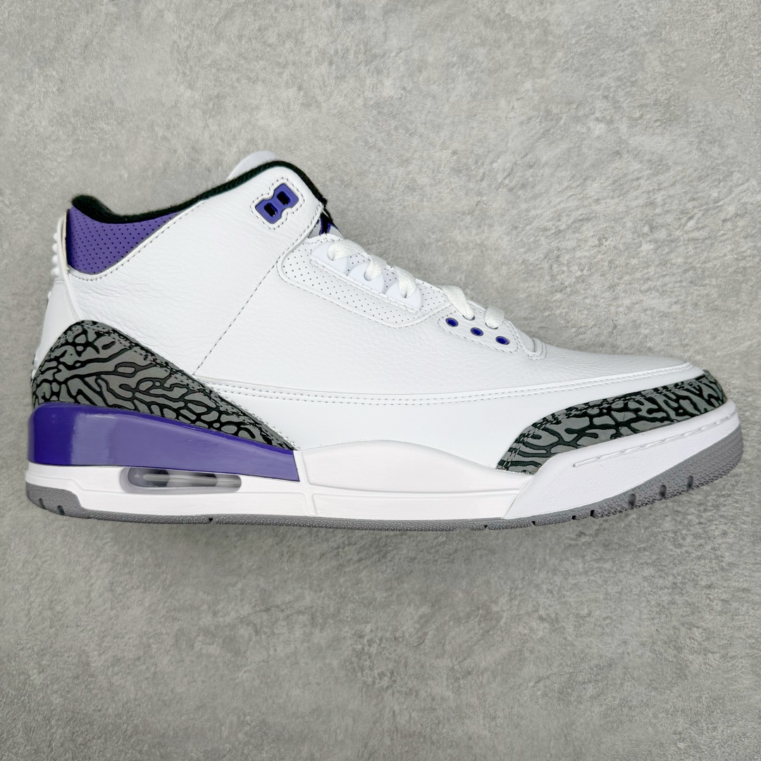 图片[4]-💰390 ＃Lw纯原 Air Jordan AJ3 Retro 圈内最强三代系列 匠心打造 开发时长超过半年 目前可过各类鉴定或无法鉴定 裸鞋随便操作 全套原纸板楦头开发 原厂大底磨具加持立体防滑纹理 原装可视Air Sole气垫 原汁原味最完美的三代版型 唯一正确鞋头趴度弧度高度鞋身腰线 原厂TPU彩虹扎染后跟饰片 正确内里反口里网布 皮料菱角分明不变形无多余毛边 广东原厂zp同批次手工大底描漆拉丝 市场唯一原厂鞋扣模具 原厂织唛标 原厂飞人电绣工艺 尾指中部跳三针 独家绑鞋带手法 印刷中底布 四线拉帮 米色美纹纸贴合固定 进口港宝加持 后跟自然饱满 全鞋荧光划线卡点 追求极致完美 每一双都是工艺品 多重QC质检 超越公司货的品控标准 实实在在的免检产品 SIZE：36 36.5 37.5 38 38.5 39 40 40.5 41 42 42.5 43 44 44.5 45 45.5 46 47.5 48.5 编码：by4936060-运动鞋