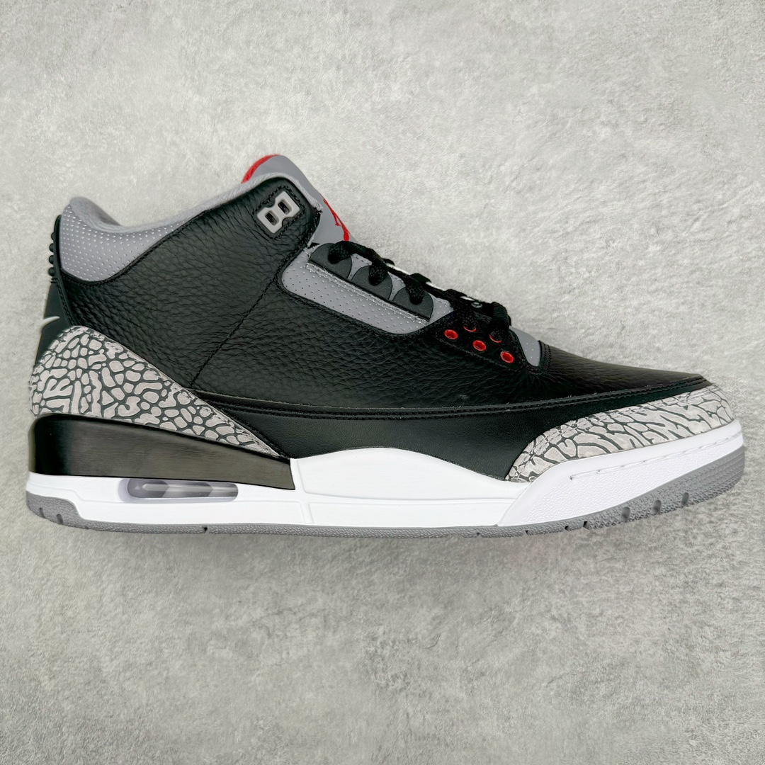 图片[7]-💰390 ＃Lw纯原 Air Jordan AJ3 Retro 圈内最强三代系列 匠心打造 开发时长超过半年 目前可过各类鉴定或无法鉴定 裸鞋随便操作 全套原纸板楦头开发 原厂大底磨具加持立体防滑纹理 原装可视Air Sole气垫 原汁原味最完美的三代版型 唯一正确鞋头趴度弧度高度鞋身腰线 原厂TPU彩虹扎染后跟饰片 正确内里反口里网布 皮料菱角分明不变形无多余毛边 广东原厂zp同批次手工大底描漆拉丝 市场唯一原厂鞋扣模具 原厂织唛标 原厂飞人电绣工艺 尾指中部跳三针 独家绑鞋带手法 印刷中底布 四线拉帮 米色美纹纸贴合固定 进口港宝加持 后跟自然饱满 全鞋荧光划线卡点 追求极致完美 每一双都是工艺品 多重QC质检 超越公司货的品控标准 实实在在的免检产品 SIZE：36 36.5 37.5 38 38.5 39 40 40.5 41 42 42.5 43 44 44.5 45 45.5 46 47.5 48.5 编码：by4936060-运动鞋