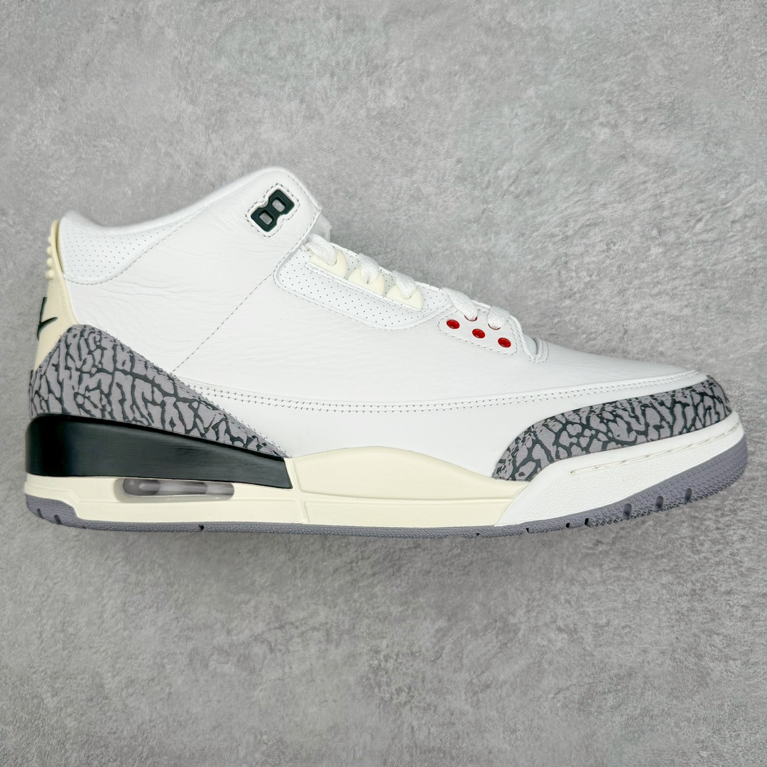 💰390 ＃Lw纯原 Air Jordan AJ3 Retro 圈内最强三代系列 匠心打造 开发时长超过半年 目前可过各类鉴定或无法鉴定 裸鞋随便操作 全套原纸板楦头开发 原厂大底磨具加持立体防滑纹理 原装可视Air Sole气垫 原汁原味最完美的三代版型 唯一正确鞋头趴度弧度高度鞋身腰线 原厂TPU彩虹扎染后跟饰片 正确内里反口里网布 皮料菱角分明不变形无多余毛边 广东原厂zp同批次手工大底描漆拉丝 市场唯一原厂鞋扣模具 原厂织唛标 原厂飞人电绣工艺 尾指中部跳三针 独家绑鞋带手法 印刷中底布 四线拉帮 米色美纹纸贴合固定 进口港宝加持 后跟自然饱满 全鞋荧光划线卡点 追求极致完美 每一双都是工艺品 多重QC质检 超越公司货的品控标准 实实在在的免检产品 SIZE：36 36.5 37.5 38 38.5 39 40 40.5 41 42 42.5 43 44 44.5 45 45.5 46 47.5 48.5 编码：by4936060-运动鞋