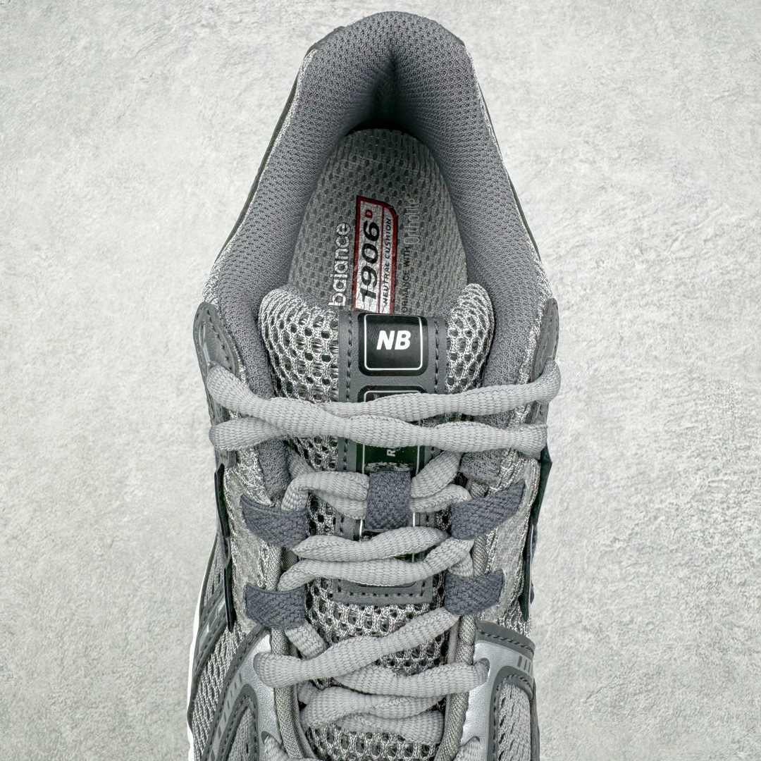 图片[5]-＃M纯原 New Balance M1906RJS 灰色 NB新百伦潮流复古织物皮革减震防滑耐磨轻便低帮跑步鞋 原档数据独立私模大底 唯一正确六层组合大底 RB前软后硬 百分百还原原鞋脚感 基于市场现有版本全新升级调整 NB市场最强产物 全网最全配色加持 全套原楦原纸板原厂数据开发 全鞋电脑针车加持 原厂网布 原装进口头层翻毛皮料正确绒感卡色 正确中底拉帮中底网布细节 一比一手工擦旧效果 冲裁组合 匠心打造 耗时两个月开发完成 工艺极其复杂难度可想而知 高端零售专供产物 尺码：36 37 37.5 38 38.5 39.5 40 40.5 41.5 42 42.5 43 44 44.5 45 45.5 46.5 47-选品中心