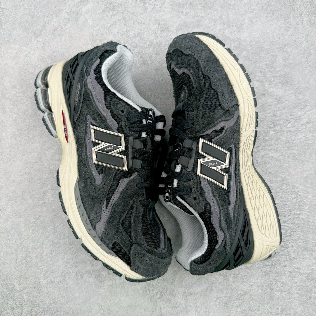 图片[3]-＃M纯原 New Balance M1906DD 黑色 NB新百伦潮流复古织物皮革减震防滑耐磨轻便低帮跑步鞋 原档数据独立私模大底 唯一正确六层组合大底 RB前软后硬 百分百还原原鞋脚感 基于市场现有版本全新升级调整 NB市场最强产物 全网最全配色加持 全套原楦原纸板原厂数据开发 全鞋电脑针车加持 原厂网布 原装进口头层翻毛皮料正确绒感卡色 正确中底拉帮中底网布细节 一比一手工擦旧效果 冲裁组合 匠心打造 耗时两个月开发完成 工艺极其复杂难度可想而知 高端零售专供产物 尺码：36 37 37.5 38 38.5 39.5 40 40.5 41.5 42 42.5 43 44 44.5 45 45.5 46.5 47-选品中心