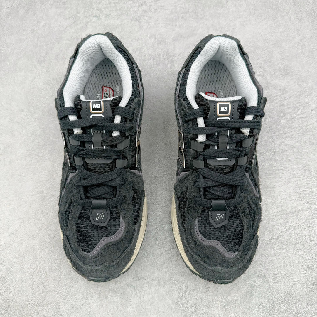 图片[2]-＃M纯原 New Balance M1906DD 黑色 NB新百伦潮流复古织物皮革减震防滑耐磨轻便低帮跑步鞋 原档数据独立私模大底 唯一正确六层组合大底 RB前软后硬 百分百还原原鞋脚感 基于市场现有版本全新升级调整 NB市场最强产物 全网最全配色加持 全套原楦原纸板原厂数据开发 全鞋电脑针车加持 原厂网布 原装进口头层翻毛皮料正确绒感卡色 正确中底拉帮中底网布细节 一比一手工擦旧效果 冲裁组合 匠心打造 耗时两个月开发完成 工艺极其复杂难度可想而知 高端零售专供产物 尺码：36 37 37.5 38 38.5 39.5 40 40.5 41.5 42 42.5 43 44 44.5 45 45.5 46.5 47-选品中心