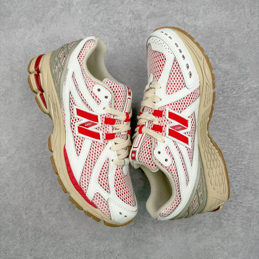 图片[3]-＃M纯原 New Balance M1906RO 白红 NB新百伦潮流复古织物皮革减震防滑耐磨轻便低帮跑步鞋 原档数据独立私模大底 唯一正确六层组合大底 RB前软后硬 百分百还原原鞋脚感 基于市场现有版本全新升级调整 NB市场最强产物 全网最全配色加持 全套原楦原纸板原厂数据开发 全鞋电脑针车加持 原厂网布 原装进口头层翻毛皮料正确绒感卡色 正确中底拉帮中底网布细节 一比一手工擦旧效果 冲裁组合 匠心打造 耗时两个月开发完成 工艺极其复杂难度可想而知 高端零售专供产物 尺码：36 37 37.5 38 38.5 39.5 40 40.5 41.5 42 42.5 43 44 44.5 45 45.5 46.5 47-选品中心