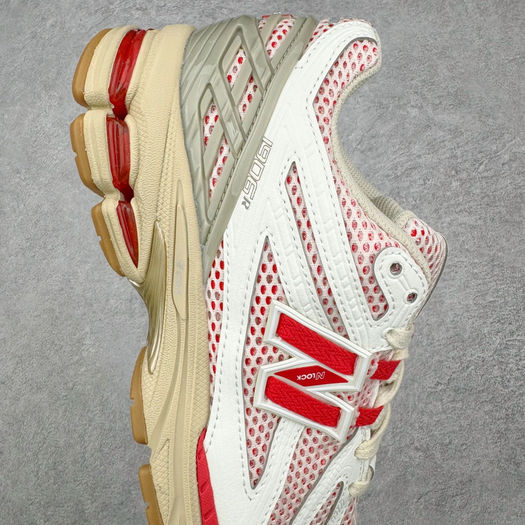 图片[6]-＃M纯原 New Balance M1906RO 白红 NB新百伦潮流复古织物皮革减震防滑耐磨轻便低帮跑步鞋 原档数据独立私模大底 唯一正确六层组合大底 RB前软后硬 百分百还原原鞋脚感 基于市场现有版本全新升级调整 NB市场最强产物 全网最全配色加持 全套原楦原纸板原厂数据开发 全鞋电脑针车加持 原厂网布 原装进口头层翻毛皮料正确绒感卡色 正确中底拉帮中底网布细节 一比一手工擦旧效果 冲裁组合 匠心打造 耗时两个月开发完成 工艺极其复杂难度可想而知 高端零售专供产物 尺码：36 37 37.5 38 38.5 39.5 40 40.5 41.5 42 42.5 43 44 44.5 45 45.5 46.5 47-选品中心