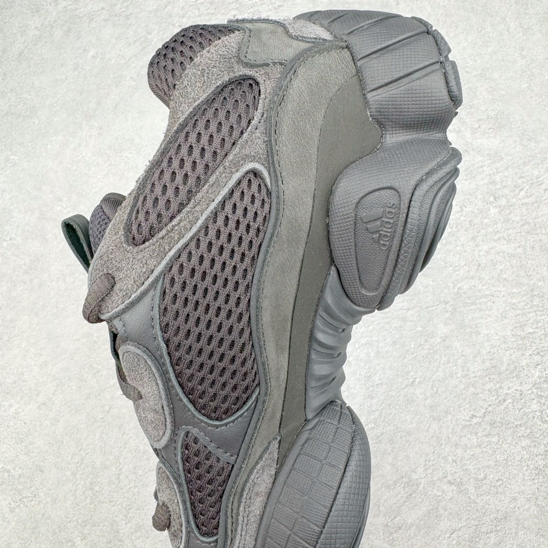 图片[7]-＃Lw纯原 Yeezy 500 Desert Rat 黑色 F36640 圈内高端卖家首选 完美零瑕疵 冲正绝不翻车 万邦原厂翻毛、甩纹牛皮 内置adiPRENE+减震科技 全鞋包括内里 机台针车间距调整与原版一致 原底模具开发 \\\”adiPRENE\\\”字样完美呈现 UV紫光下 鞋面、鞋垫反馈效果正确 原标测写 内外标、吊牌芯片卡 遵循原版 尺码：36 36.5 37 38 38.5 39 40 40.5 41 42 42.5 43 44 44.5 45 46 46.5 47 48-选品中心
