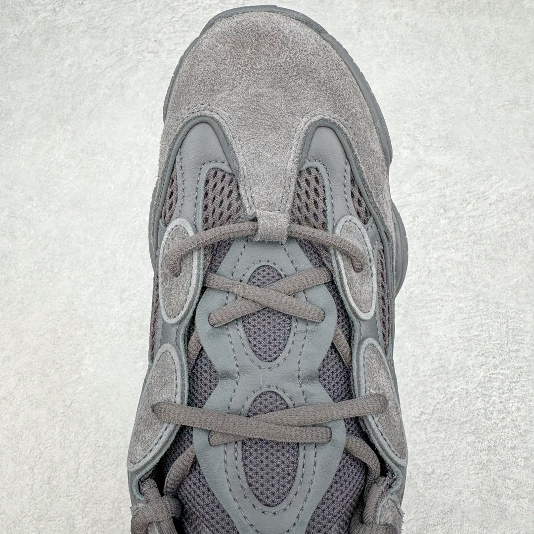 图片[4]-＃Lw纯原 Yeezy 500 Desert Rat 黑色 F36640 圈内高端卖家首选 完美零瑕疵 冲正绝不翻车 万邦原厂翻毛、甩纹牛皮 内置adiPRENE+减震科技 全鞋包括内里 机台针车间距调整与原版一致 原底模具开发 \\\”adiPRENE\\\”字样完美呈现 UV紫光下 鞋面、鞋垫反馈效果正确 原标测写 内外标、吊牌芯片卡 遵循原版 尺码：36 36.5 37 38 38.5 39 40 40.5 41 42 42.5 43 44 44.5 45 46 46.5 47 48-选品中心