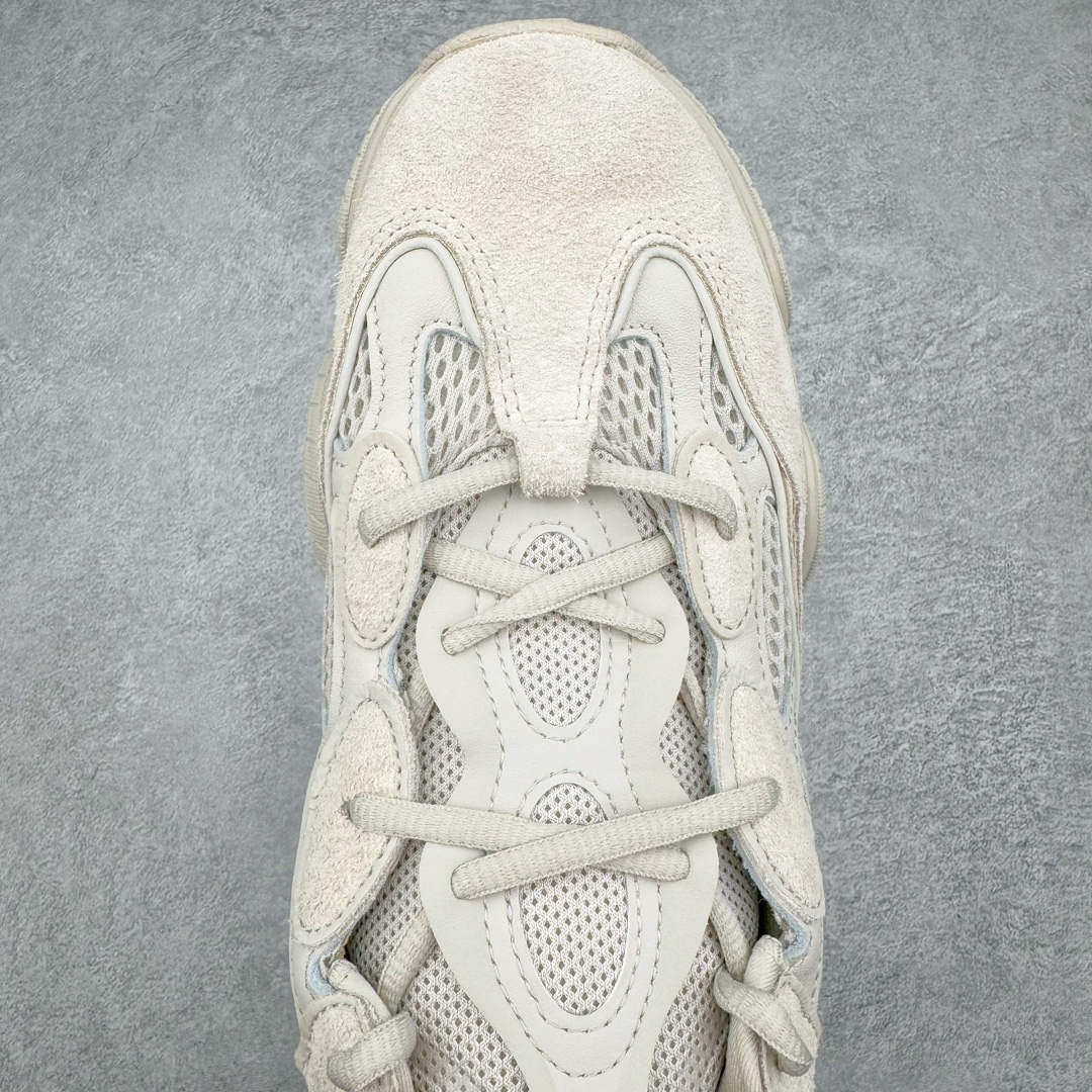 图片[4]-＃Lw纯原 Yeezy 500 Desert Rat 灰白色 DB2908 圈内高端卖家首选 完美零瑕疵 冲正绝不翻车 万邦原厂翻毛、甩纹牛皮 内置adiPRENE+减震科技 全鞋包括内里 机台针车间距调整与原版一致 原底模具开发 \\\”adiPRENE\\\”字样完美呈现 UV紫光下 鞋面、鞋垫反馈效果正确 原标测写 内外标、吊牌芯片卡 遵循原版 尺码：36 36.5 37 38 38.5 39 40 40.5 41 42 42.5 43 44 44.5 45 46 46.5 47 48-选品中心