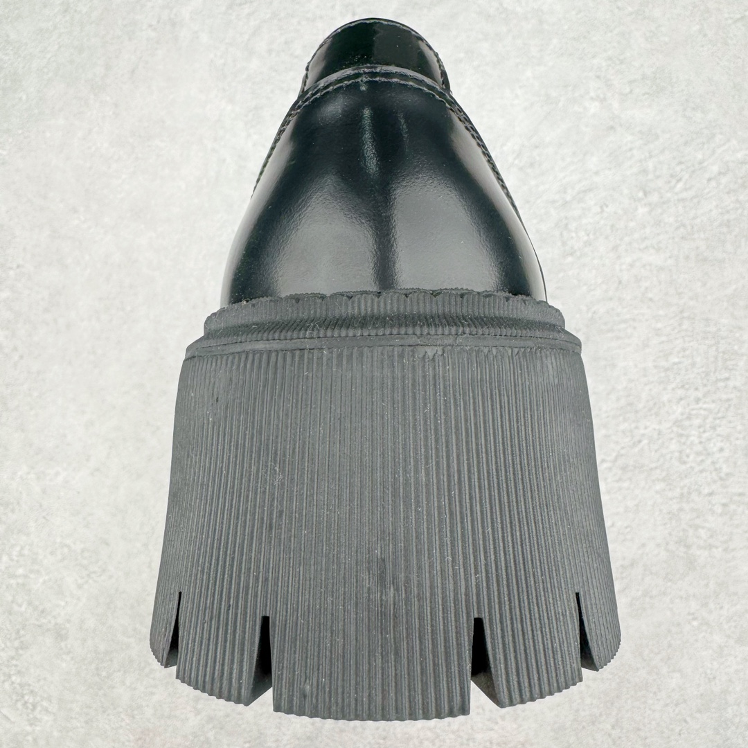 图片[8]-＃GD广顶 Balenciaga Trooper 巴黎世家时尚系带牛皮厚底德比鞋 象征着时尚的前沿 款式典雅而时尚 突显法式高雅气息 众多国内外一线潮流明星上脚加持 舒适鞋面 具有很好的延展性和透气性 外观设计鞋身运用简洁的黑色进行搭配 上脚颜值高 鞋跟耐磨性强 不易打滑 尺码：39-45（偏大一码）-选品中心