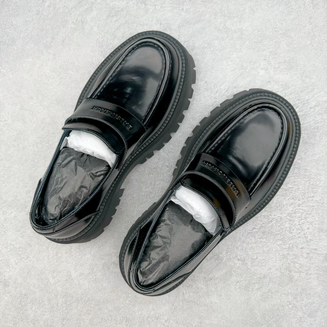 图片[3]-＃GD广顶 Balenciaga Trooper 巴黎世家时尚系带牛皮厚底德比鞋 象征着时尚的前沿 款式典雅而时尚 突显法式高雅气息 众多国内外一线潮流明星上脚加持 舒适鞋面 具有很好的延展性和透气性 外观设计鞋身运用简洁的黑色进行搭配 上脚颜值高 鞋跟耐磨性强 不易打滑 尺码：39-45（偏大一码）-选品中心