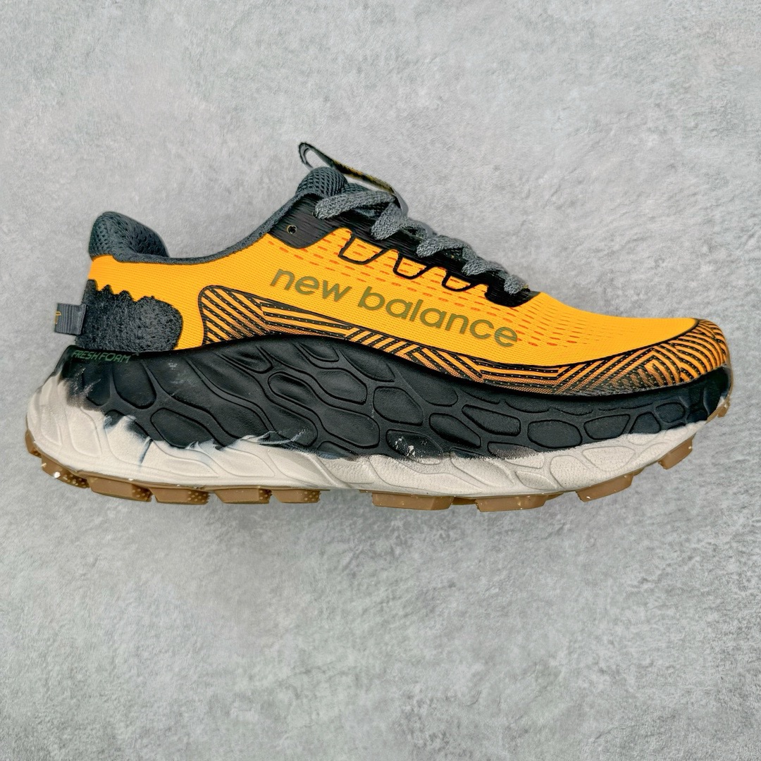 图片[5]-New Balance Fresh Foam X Trail More v3 新百伦NB莫尔V3系列低帮轻量化厚底户外越野休闲运动慢跑鞋 MTMORNGR 无论是越野训练跑还是享受自然美景 New Balance Fresh Foam X Trail More v3 都能确保双脚凉爽舒适 获得缓震支撑 这款越野跑鞋採用透气的合成/网眼鞋面 加上双层 Fresh Foam X 中底实现绝佳舒适著感 搭载鞋头防护科技与 All Terrain 系列最厚鞋底 可防止碎石跑入鞋内 让你尽情探索不受限 尺码：36 37 37.5 38 38.5 39.5 40 40.5 41.5 42 42.5 43 44 44.5 45-选品中心