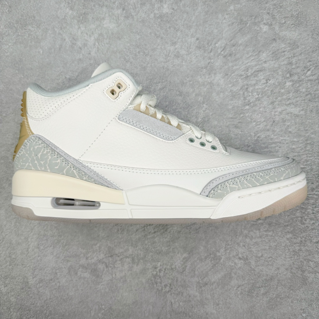 零售💰260 ＃KZ神版福利回馈‼Air Jordan AJ3 Craft \”Ivory\” 象牙白 货号：FJ9479-100 独家外贸特供尺码含45.5 48.5 国内外口碑最好最推荐的产品 市场中端王者 亲自操刀耗时半年巨作 全套原纸板楦头开发 原厂大底磨具加持立体防滑纹理 原装可视Air Sole气垫 原汁原味最完美的三代版型 唯一正确鞋头趴度弧度高度鞋身腰线 此版本只针对中端市场 皮料材质有所更替 其他数据细节工艺流程均保持一致 绝不口嗨 细节品控鞋型随意秒杀市面3XX 4XX 原厂TPU后跟饰片 正确内里反口里网布 皮料菱角分明不变形无多余毛边 正确手工大底描漆拉丝 市场唯一原厂鞋扣模具 原厂织唛标 原厂飞人电绣工艺 尾指中部跳三针 独家绑鞋带手法 印刷中底布 四线拉帮 米色美纹纸贴合固定 进口港宝加持 后跟自然饱满 全鞋荧光划线卡点 追求极致完美 每一双都是工艺品 多重QC质检 超越公司货的品控标准 实实在在的免检产品 尺码：40 40.5 41 42 42.5 43 44 44.5 45 45.5 46 47.5 48.5 编码：by2936060-运动鞋