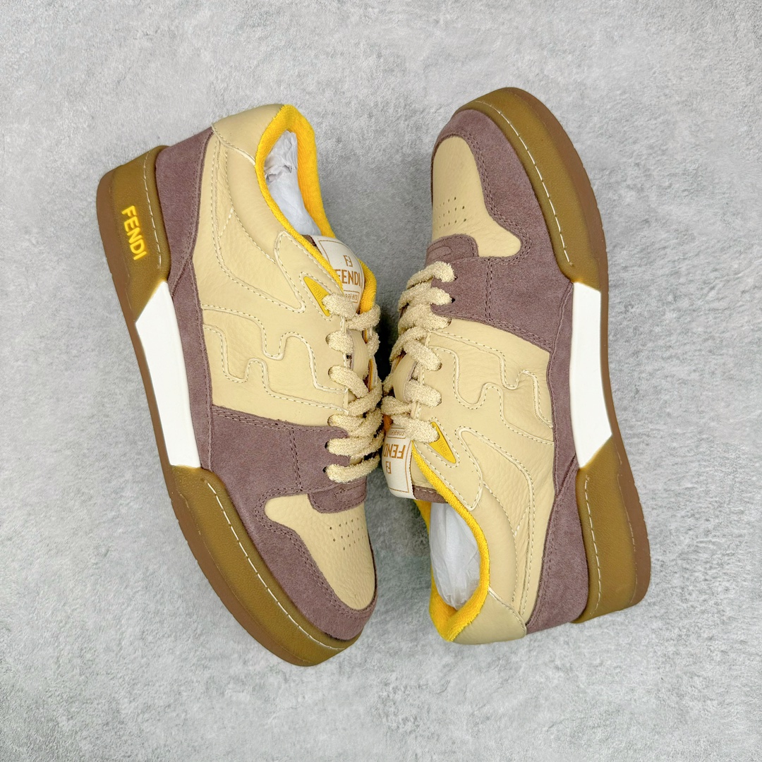 图片[3]-＃S版纯原 FENDI 芬迪 Match sneaters低帮运动鞋 独家定制 全身20几个细节点全部做到一致还原 吊打市面所有版本 独家原装套装配件官方同源 渠道原装订单 全套专柜包装物及配件#鞋底嵌入核心防伪芯片感应装置 FENDI芬迪match最新爆款情侣款运动鞋板鞋原版购入 高工艺无缝细空胶技术 贴楦误差0.05mm,鞋底采用固特异内外锁死工艺 最大限度弯折永不开胶 原鞋一致效果环保无味 鞋面采用麂皮和皮革拼接组合 logo内里采用毛巾绒里 上脚超级柔软 轻便 舒适搭配卫衣 尺码：35 36 37 38 39 40 41 42 43 44 45-选品中心