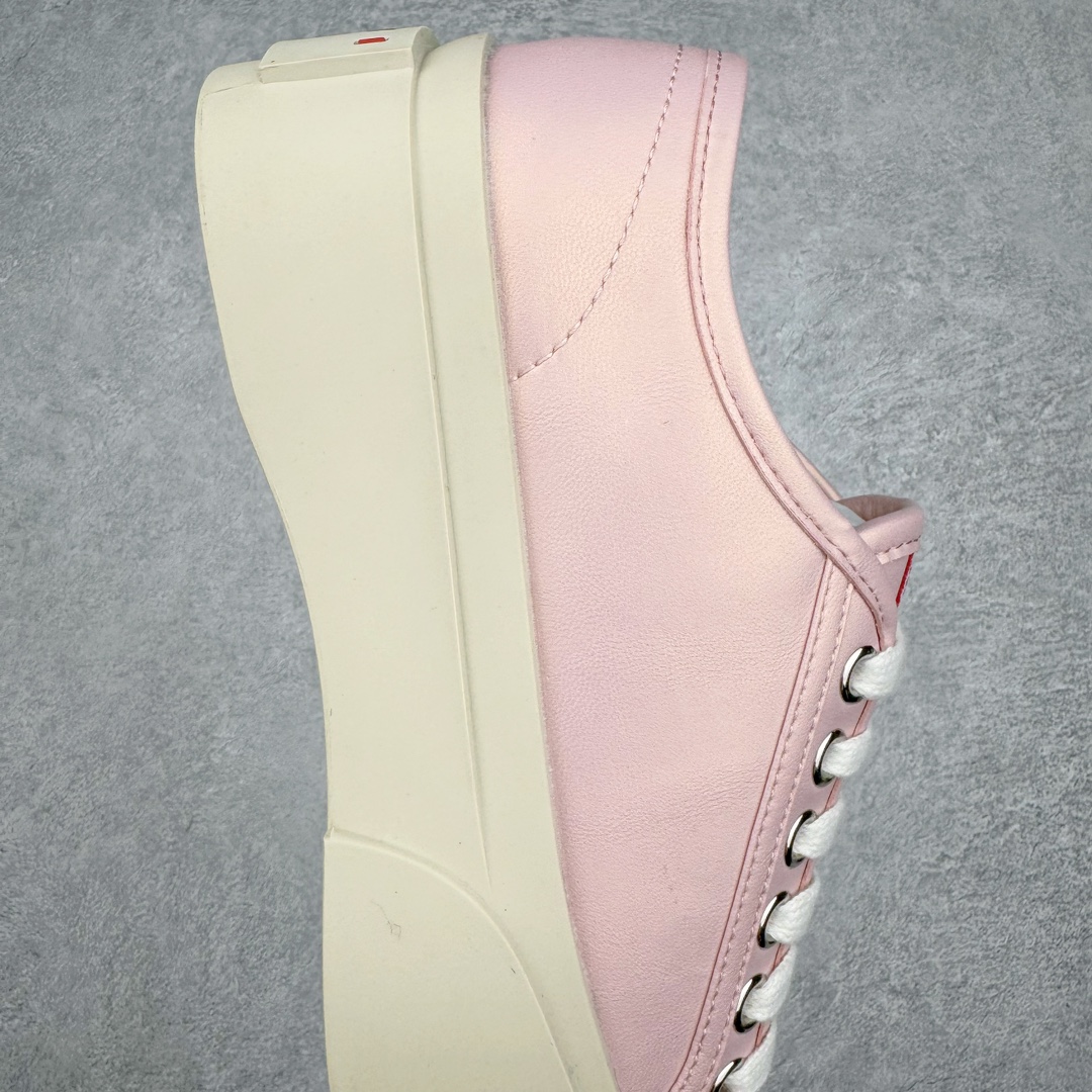 Sneaker in pelle Marchio italiano di lusso - Marni Pablo Mary Jane serie basso pan di spagna fondo spesso versatile Velcro_voghion.com