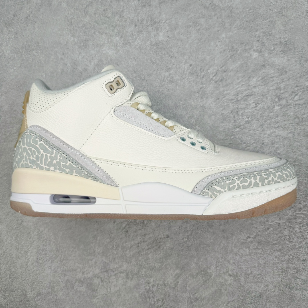 ＃PB福利特价 Air Jordan AJ3 Retro 市场中端王者 全套原纸板楦头开发 原厂大底磨具加持立体防滑纹理 原装可视Air Sole气垫 原汁原味最完美的三代版型 唯一正确鞋头趴度弧度高度鞋身腰线 此版本只针对中端市场 皮料材质有所更替 其他数据细节工艺流程均保持一致 绝不口嗨 细节品控鞋型随意秒杀市面3XX 4XX 原厂TPU后跟饰片 正确内里反口里网布 皮料菱角分明不变形无多余毛边 正确手工大底描漆拉丝 市场唯一原厂鞋扣模具 原厂织唛标 原厂飞人电绣工艺 尾指中部跳三针 独家绑鞋带手法 印刷中底布 四线拉帮 米色美纹纸贴合固定 进口港宝加持 后跟自然饱满 全鞋荧光划线卡点 追求极致完美 每一双都是工艺品 多重QC质检 超越公司货的品控标准 实实在在的免检产品 尺码：40 40.5 41 42 42.5 43 44 44.5 45 45.5 46 47.5-选品中心