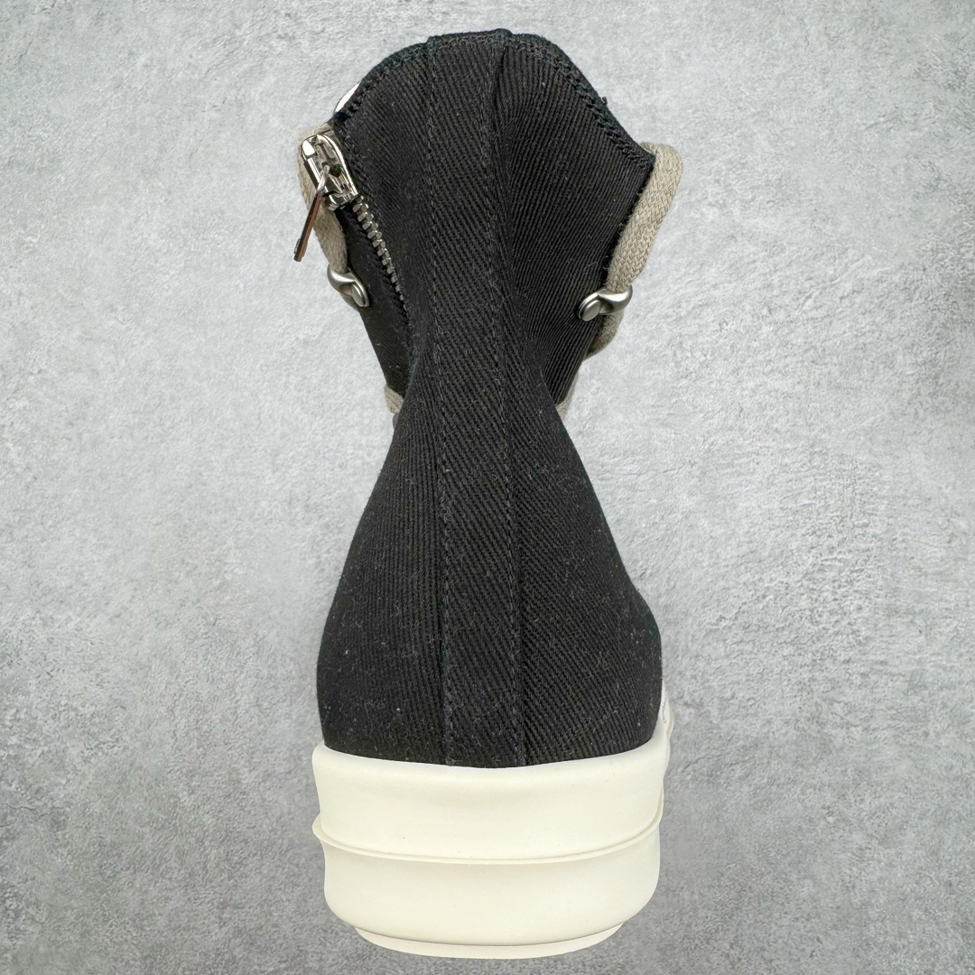 图片[8]-＃DG纯原 Rick Owens RO瑞克欧文斯经典西瓜头高帮交织绑带款 高端零售专供品质 鞋面采用牛仔布材质 针车间距都是极致还原 超长鞋带 经典六芒星系带装饰 诠释创意加潮流 尺码：39 40 41 42 43 44 45 46 注意是正常尺码-选品中心