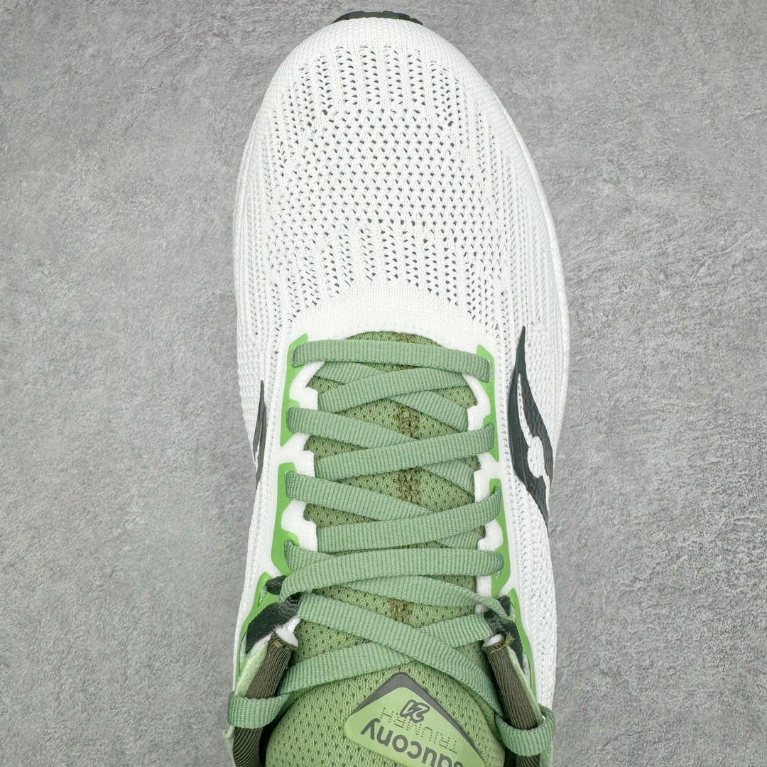 图片[4]-＃SG纯原 Saucony Triumph 21 索康尼胜利21代旗舰级缓震型跑鞋 性能相比前几代再升级：鞋面采用全新升级的工学网设计 贴合脚部更透气 中底部分使用最新的PWRRUN+材质 搭配PWRRUN+鞋垫使中底的大幅加厚 10mm坡差进一步提供缓震、回弹性能 内底则采用了FORMFIT动态适应系统 动态契合脚型 提升包裹性和舒适性 提供更卓越的动态回馈体验 XT-900橡胶大底 可提供良好的抓地力和较强抗磨性能 尺码：35.5 36 36.5 37.5 38 38.5 39 40 40.5 41 42 42.5 43 44 44.5 45-选品中心