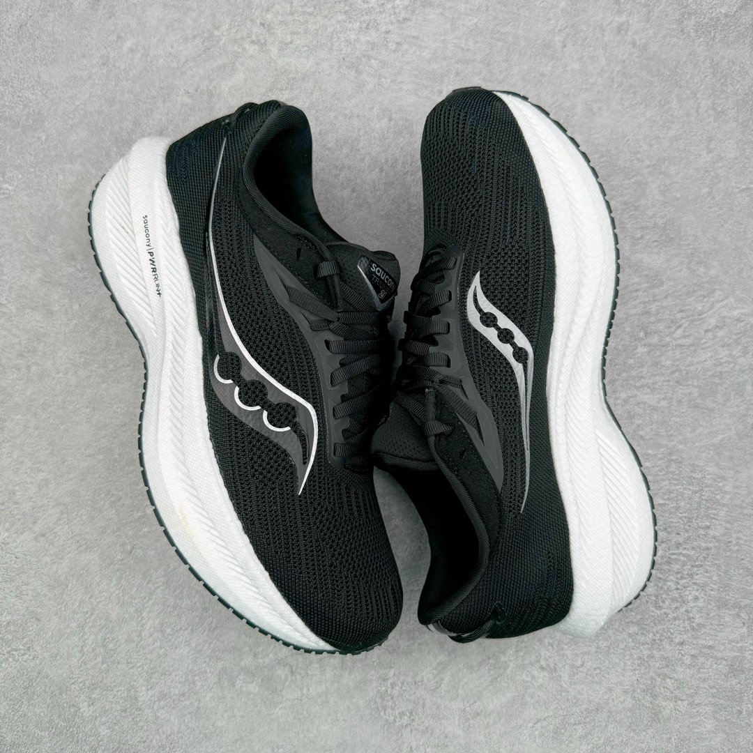 图片[3]-零售💰290 ＃SG纯原 Saucony Triumph 21 索康尼胜利21代旗舰级缓震型跑鞋 性能相比前几代再升级：鞋面采用全新升级的工学网设计 贴合脚部更透气 中底部分使用最新的PWRRUN+材质 搭配PWRRUN+鞋垫使中底的大幅加厚 10mm坡差进一步提供缓震、回弹性能 内底则采用了FORMFIT动态适应系统 动态契合脚型 提升包裹性和舒适性 提供更卓越的动态回馈体验 XT-900橡胶大底 可提供良好的抓地力和较强抗磨性能 SIZE：35.5 36 36.5 37.5 38 38.5 39 40 40.5 41 42 42.5 43 44 44.5 45 编码：by2936090-运动鞋