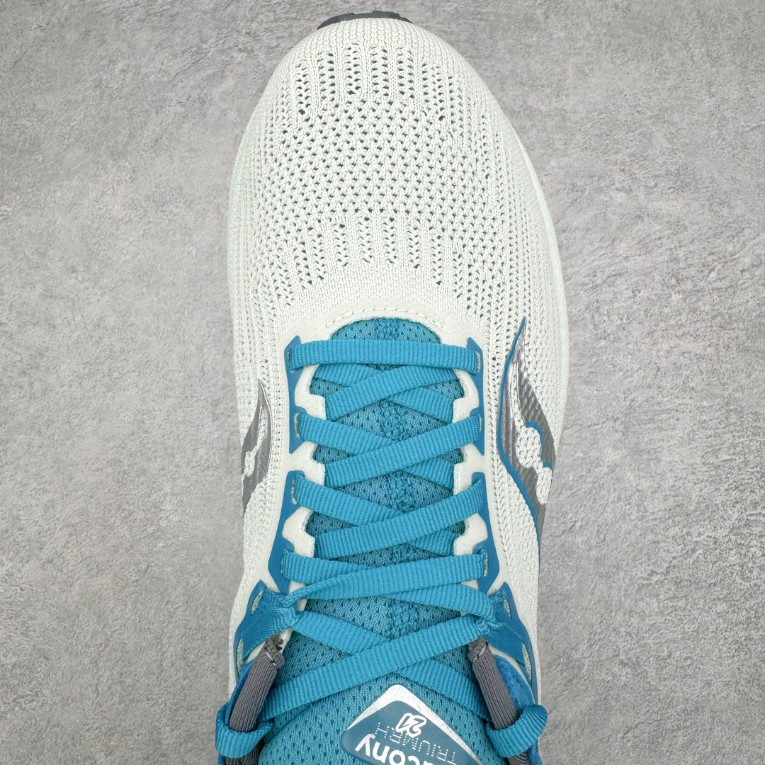 图片[4]-零售💰290 ＃SG纯原 Saucony Triumph 21 索康尼胜利21代旗舰级缓震型跑鞋 性能相比前几代再升级：鞋面采用全新升级的工学网设计 贴合脚部更透气 中底部分使用最新的PWRRUN+材质 搭配PWRRUN+鞋垫使中底的大幅加厚 10mm坡差进一步提供缓震、回弹性能 内底则采用了FORMFIT动态适应系统 动态契合脚型 提升包裹性和舒适性 提供更卓越的动态回馈体验 XT-900橡胶大底 可提供良好的抓地力和较强抗磨性能 SIZE：35.5 36 36.5 37.5 38 38.5 39 40 40.5 41 42 42.5 43 44 44.5 45 编码：by2936090-运动鞋