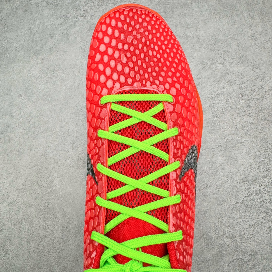 图片[4]-＃GX纯原 NK Zoom Kobe 6 Protro 科比六代 红黑反转青蜂侠 FV4921-600 完美复刻公司货 前掌超大Zoom Turbo气垫 后掌EVA缓震 真正的原汁原味 还原ZP脚感 全身鞋材卡料色独家定制 唯一正确喷漆工艺Swoosh 正确凹凸蛇鳞工艺 正确鞋面渐变效果 内全置真动飞态线 独立原厂模具 最大尺码达到48.5码 首批不拼图大几率过验 亲测已过 支持各种高强度实战 无需担心 上脚价 补货周期极长 脚宽建议买大半码 科比系列前掌偏窄 不影响二次销售 支持七天无理由退换 尺码：40 40.5 41 42 42.5 43 44 44.5 45 45.5 46 47.5 48.5 49.6 50.5-选品中心