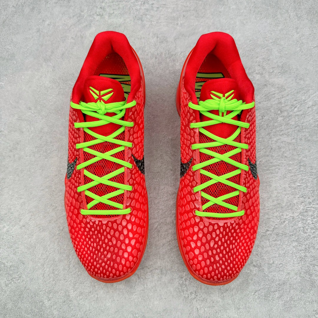 图片[2]-＃GX纯原 NK Zoom Kobe 6 Protro 科比六代 红黑反转青蜂侠 FV4921-600 完美复刻公司货 前掌超大Zoom Turbo气垫 后掌EVA缓震 真正的原汁原味 还原ZP脚感 全身鞋材卡料色独家定制 唯一正确喷漆工艺Swoosh 正确凹凸蛇鳞工艺 正确鞋面渐变效果 内全置真动飞态线 独立原厂模具 最大尺码达到48.5码 首批不拼图大几率过验 亲测已过 支持各种高强度实战 无需担心 上脚价 补货周期极长 脚宽建议买大半码 科比系列前掌偏窄 不影响二次销售 支持七天无理由退换 尺码：40 40.5 41 42 42.5 43 44 44.5 45 45.5 46 47.5 48.5 49.6 50.5-选品中心