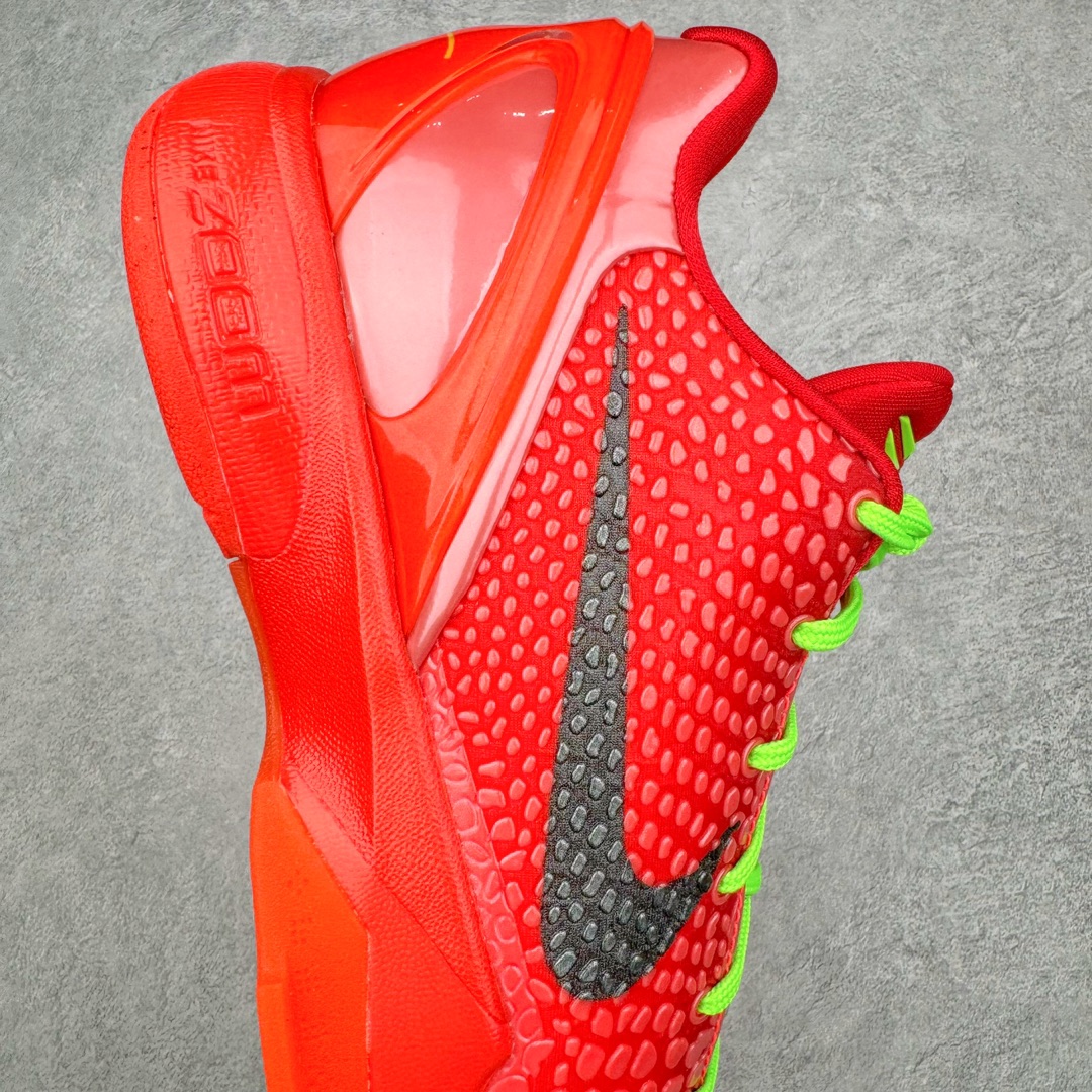 图片[6]-＃GX纯原 NK Zoom Kobe 6 Protro 科比六代 红黑反转青蜂侠 FV4921-600 完美复刻公司货 前掌超大Zoom Turbo气垫 后掌EVA缓震 真正的原汁原味 还原ZP脚感 全身鞋材卡料色独家定制 唯一正确喷漆工艺Swoosh 正确凹凸蛇鳞工艺 正确鞋面渐变效果 内全置真动飞态线 独立原厂模具 最大尺码达到48.5码 首批不拼图大几率过验 亲测已过 支持各种高强度实战 无需担心 上脚价 补货周期极长 脚宽建议买大半码 科比系列前掌偏窄 不影响二次销售 支持七天无理由退换 尺码：40 40.5 41 42 42.5 43 44 44.5 45 45.5 46 47.5 48.5 49.6 50.5-选品中心