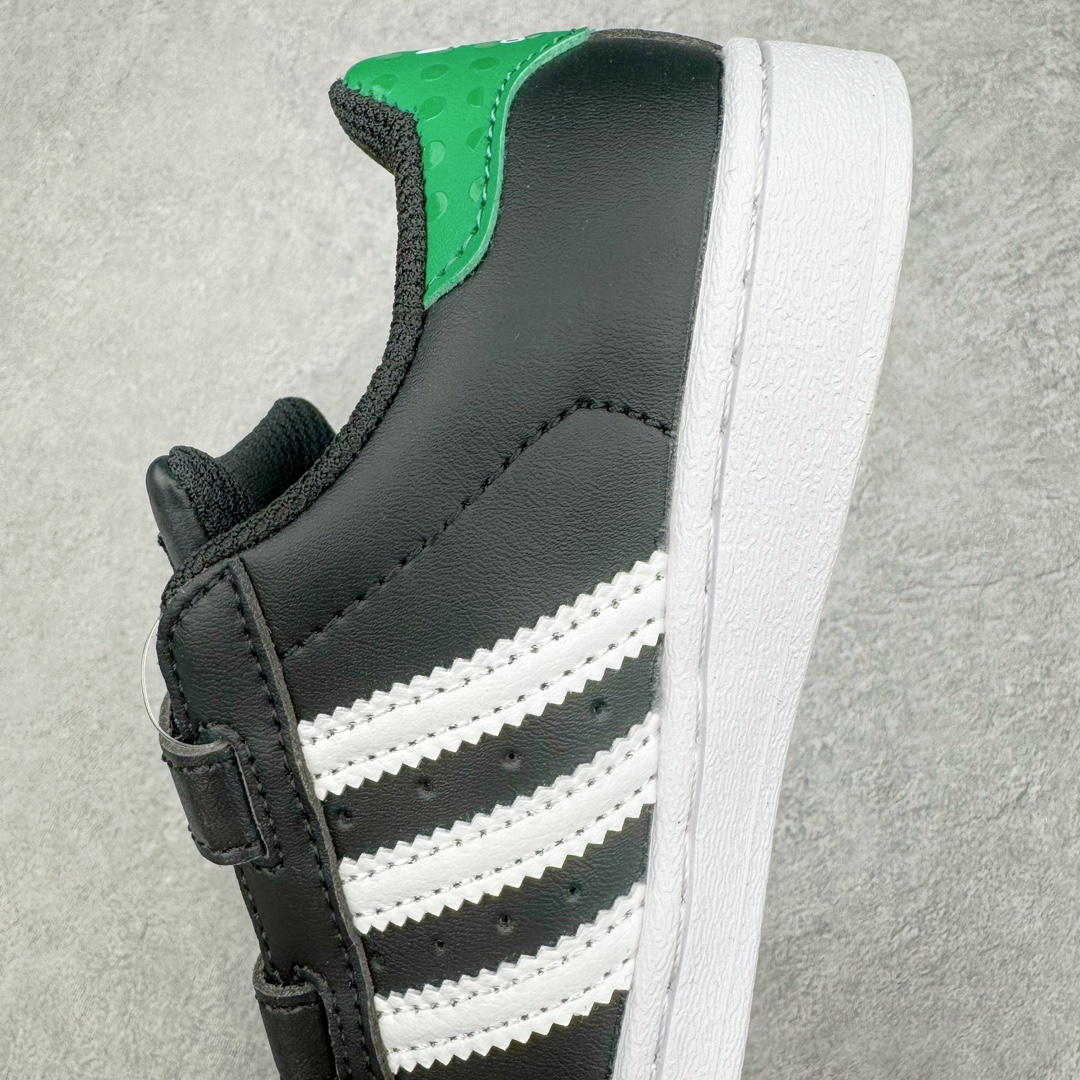 图片[7]-Adidas Superstar Foundation CF 官网同步魔术扣 贝壳头童鞋 萌娃必备 亲子套装首选金标贝壳头魔术贴童鞋 原装一体超软蓝底 脚感非凡 尺码：28 29 30 31 32 33 34 35-选品中心