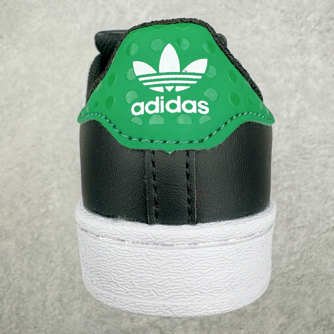 图片[8]-Adidas Superstar Foundation CF 官网同步魔术扣 贝壳头童鞋 萌娃必备 亲子套装首选金标贝壳头魔术贴童鞋 原装一体超软蓝底 脚感非凡 尺码：28 29 30 31 32 33 34 35-选品中心