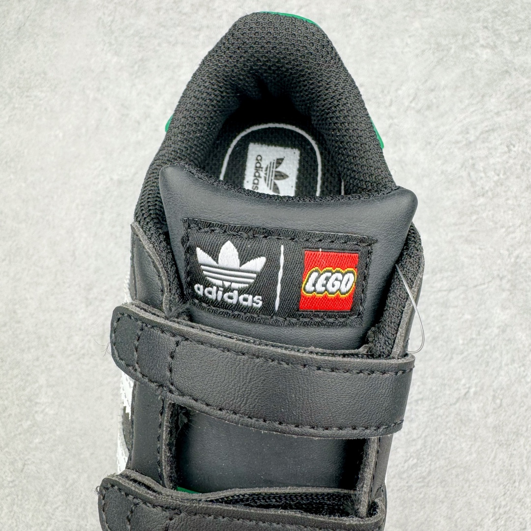 图片[5]-Adidas Superstar Foundation CF 官网同步魔术扣 贝壳头童鞋 萌娃必备 亲子套装首选金标贝壳头魔术贴童鞋 原装一体超软蓝底 脚感非凡 尺码：28 29 30 31 32 33 34 35-选品中心