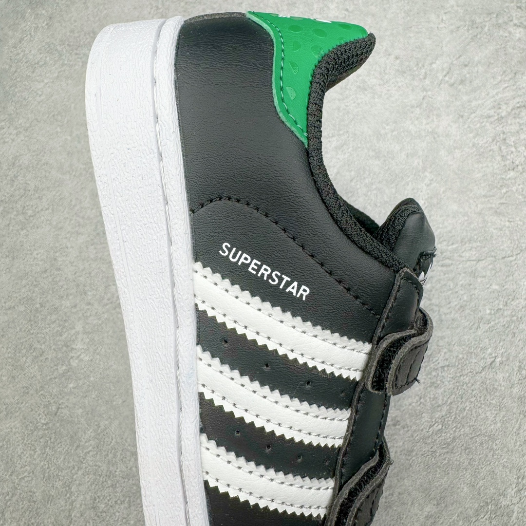 图片[6]-Adidas Superstar Foundation CF 官网同步魔术扣 贝壳头童鞋 萌娃必备 亲子套装首选金标贝壳头魔术贴童鞋 原装一体超软蓝底 脚感非凡 尺码：28 29 30 31 32 33 34 35-选品中心