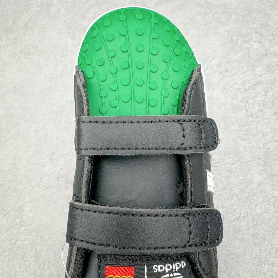 图片[4]-Adidas Superstar Foundation CF 官网同步魔术扣 贝壳头童鞋 萌娃必备 亲子套装首选金标贝壳头魔术贴童鞋 原装一体超软蓝底 脚感非凡 尺码：28 29 30 31 32 33 34 35-选品中心