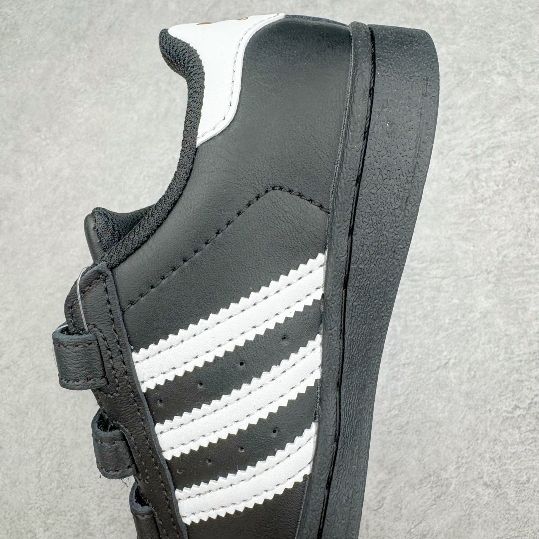 图片[7]-Adidas Superstar Foundation CF 官网同步魔术扣 贝壳头童鞋 萌娃必备 亲子套装首选金标贝壳头魔术贴童鞋 原装一体超软蓝底 脚感非凡 尺码：28 29 30 31 32 33 34 35-选品中心