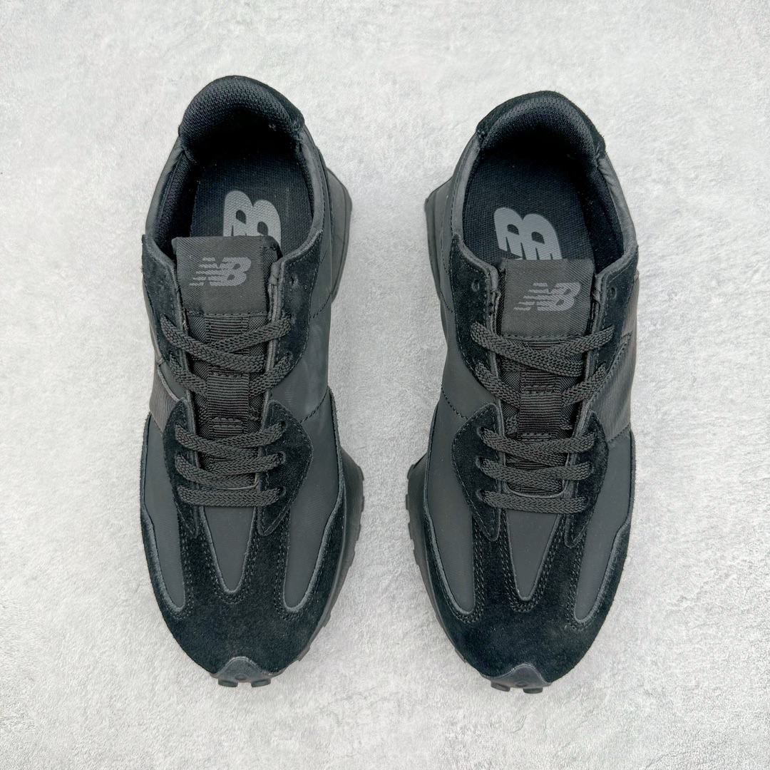 图片[2]-＃福利特价 New Balance MS327 NB新百伦系列复古休闲运动慢跑鞋 以更纯粹的复古风格设计打造的全新造型 侧身还以解构设计 将 N 字标志以做旧压花样式呈现 样式别具新意 而麂皮、冲孔皮革的塑造 则呈现出高级怀旧气质 也让鞋款在奢华时装风格与运动氛围之间达到了平衡 鞋身采用尼龙及猪巴革麂皮物料拼接构成 中底高弹PU材质及满丁防滑橡胶外底 尺码：36 37 37.5 38 38.5 39.5 40 40.5 41.5 42 42.5 43 44 45-选品中心